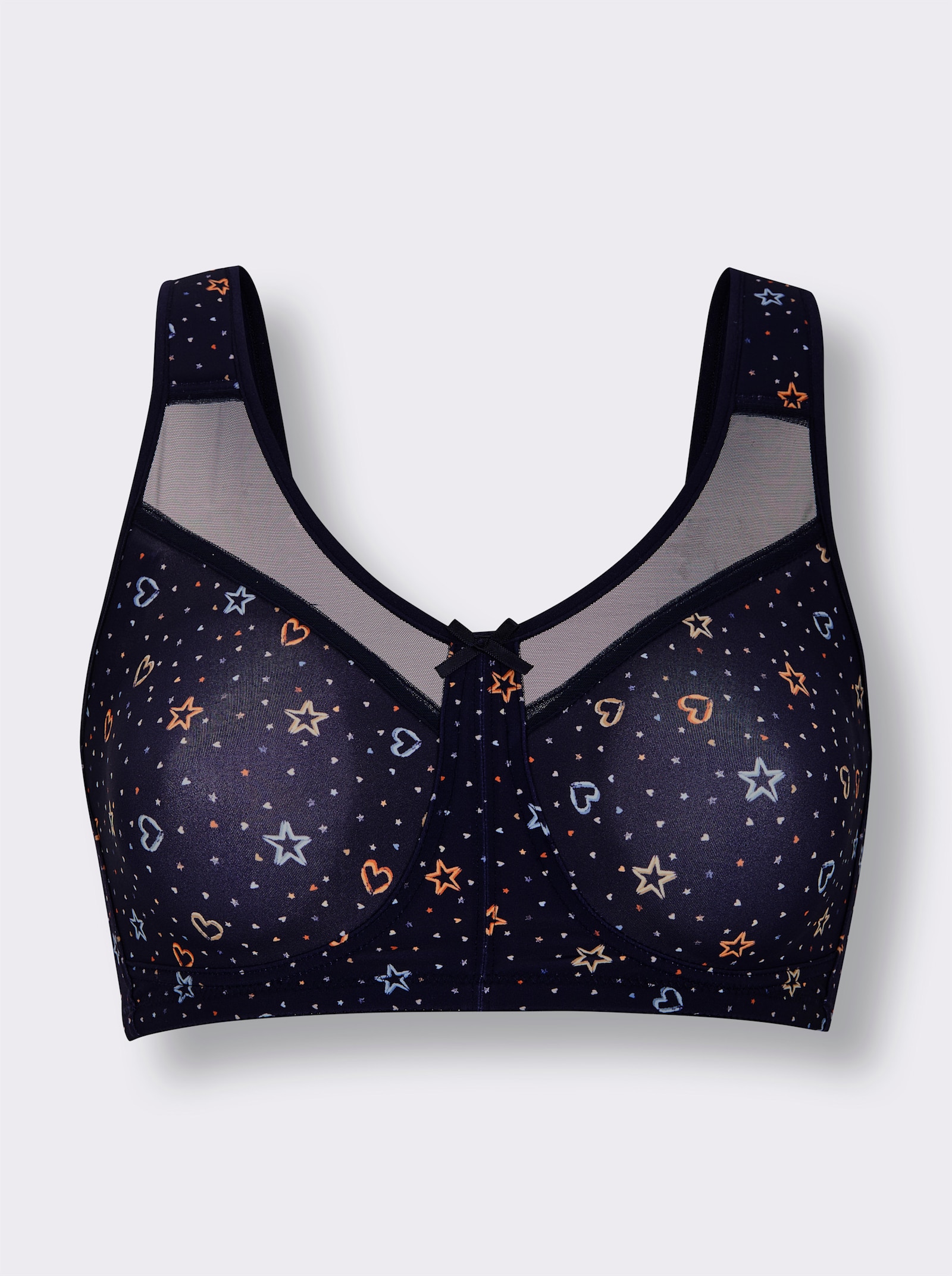 wäschepur Steunbeha zonder beugel - marine geprint