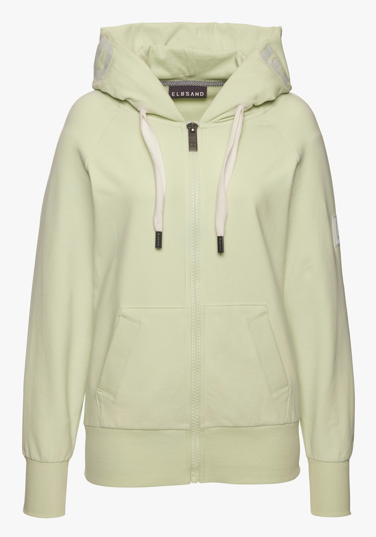 Elbsand Veste à capuche - vert pastel