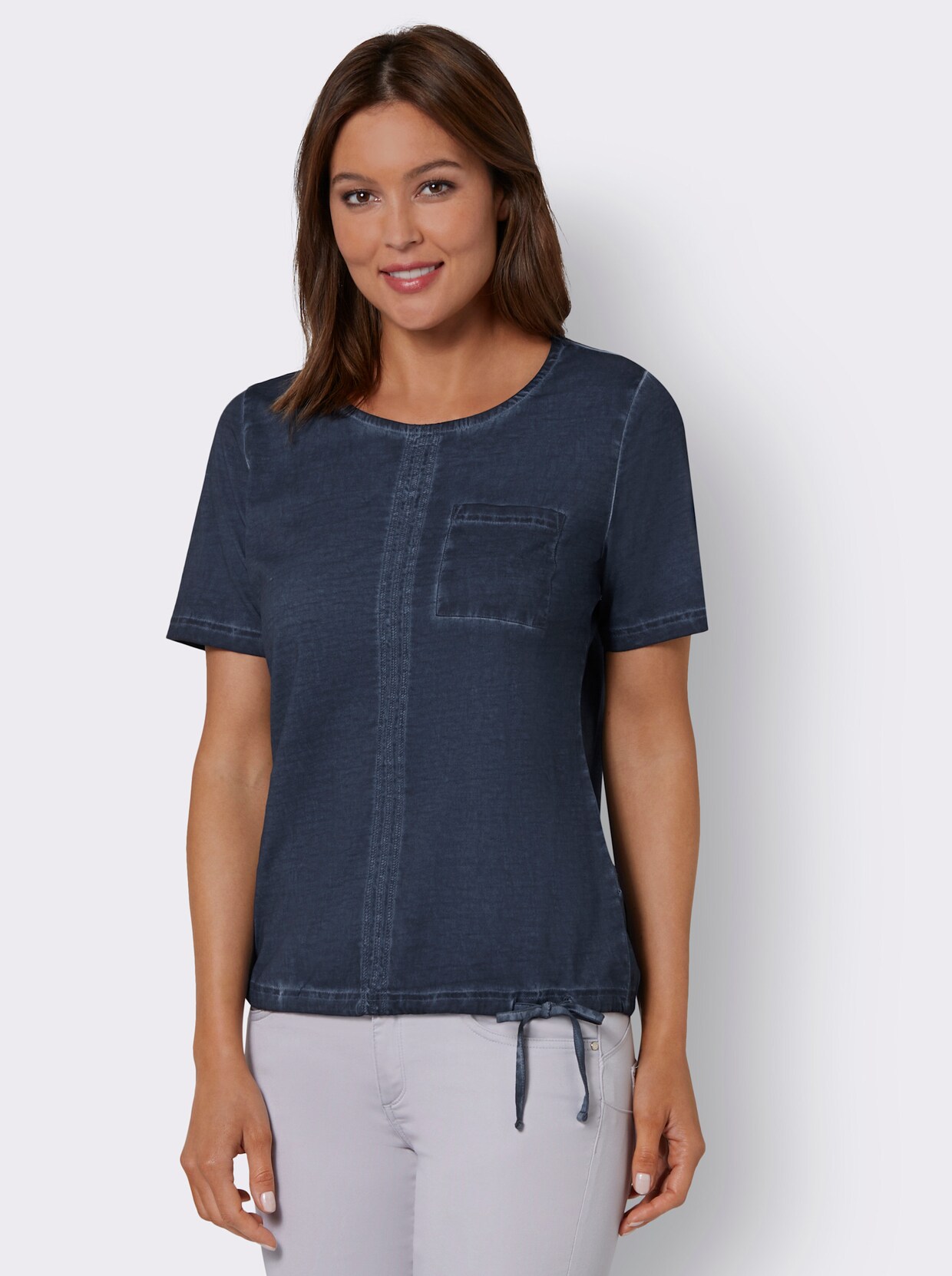 Shirt met korte mouwen - donkerblauw