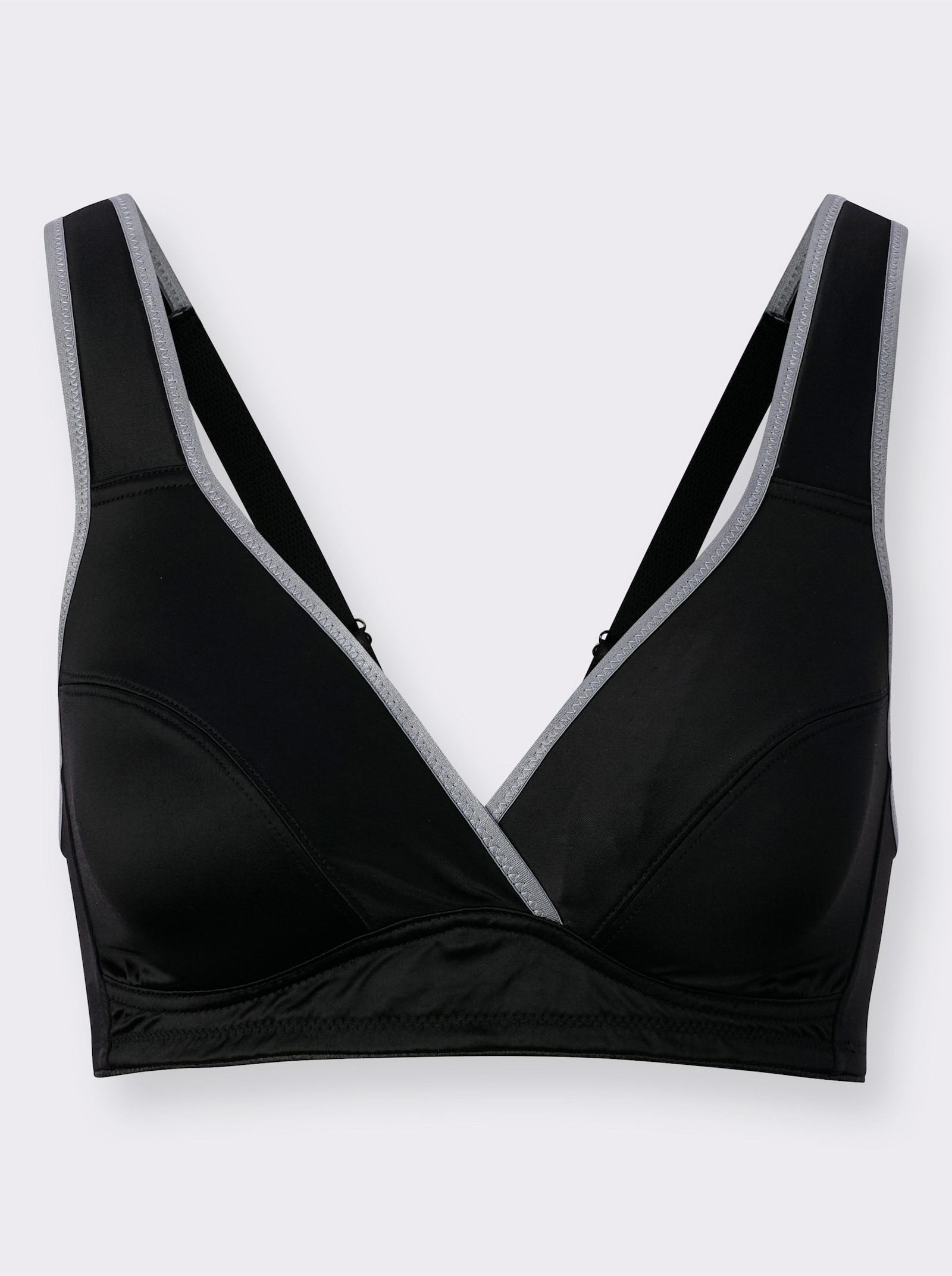 wäschepur Soutien-gorge confort sans armatures - noir
