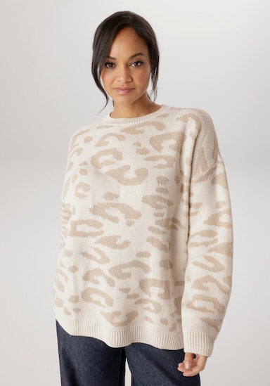 Aniston PLUS Strickpullover - beige