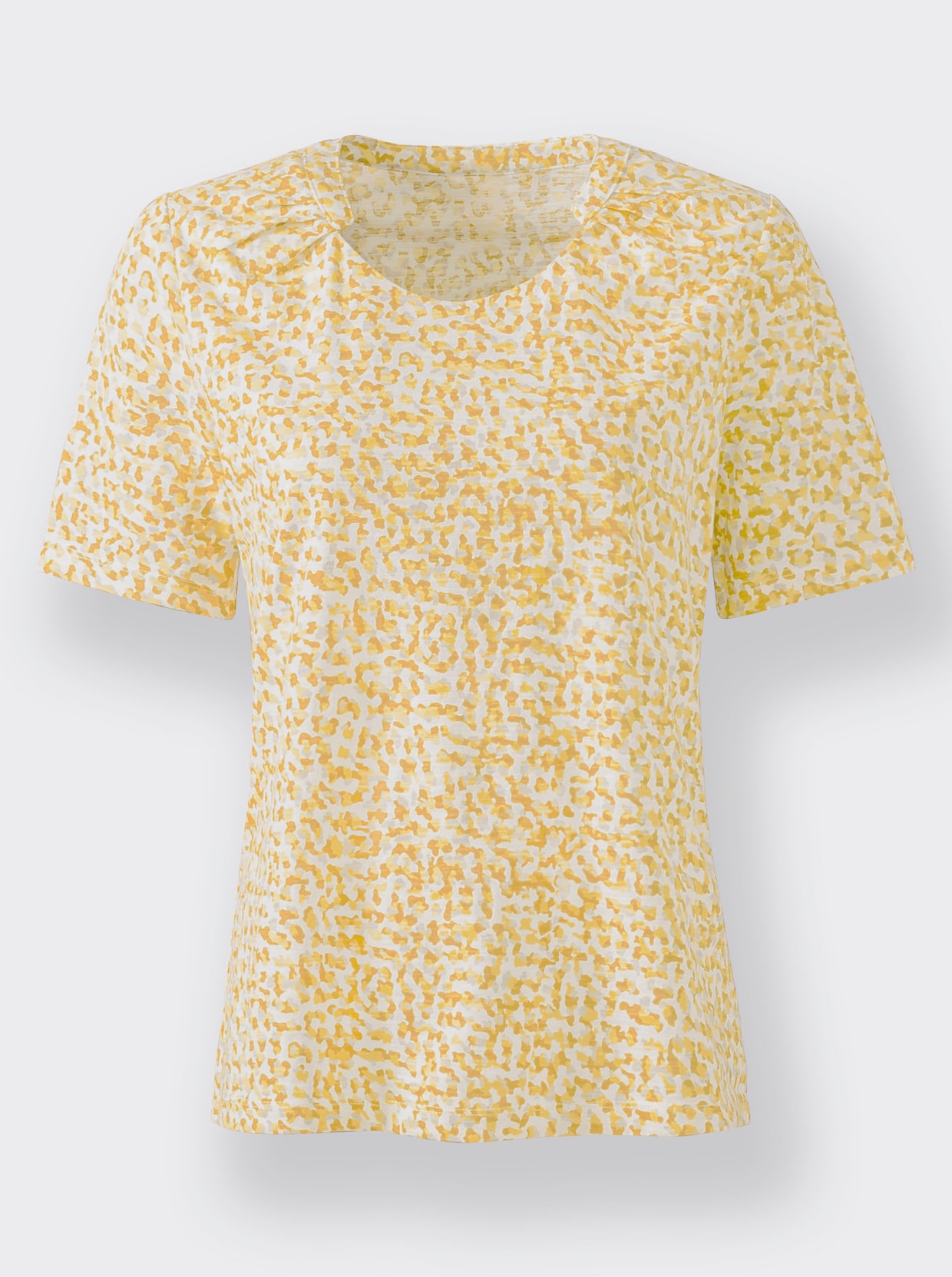 Shirt - vanille geprint