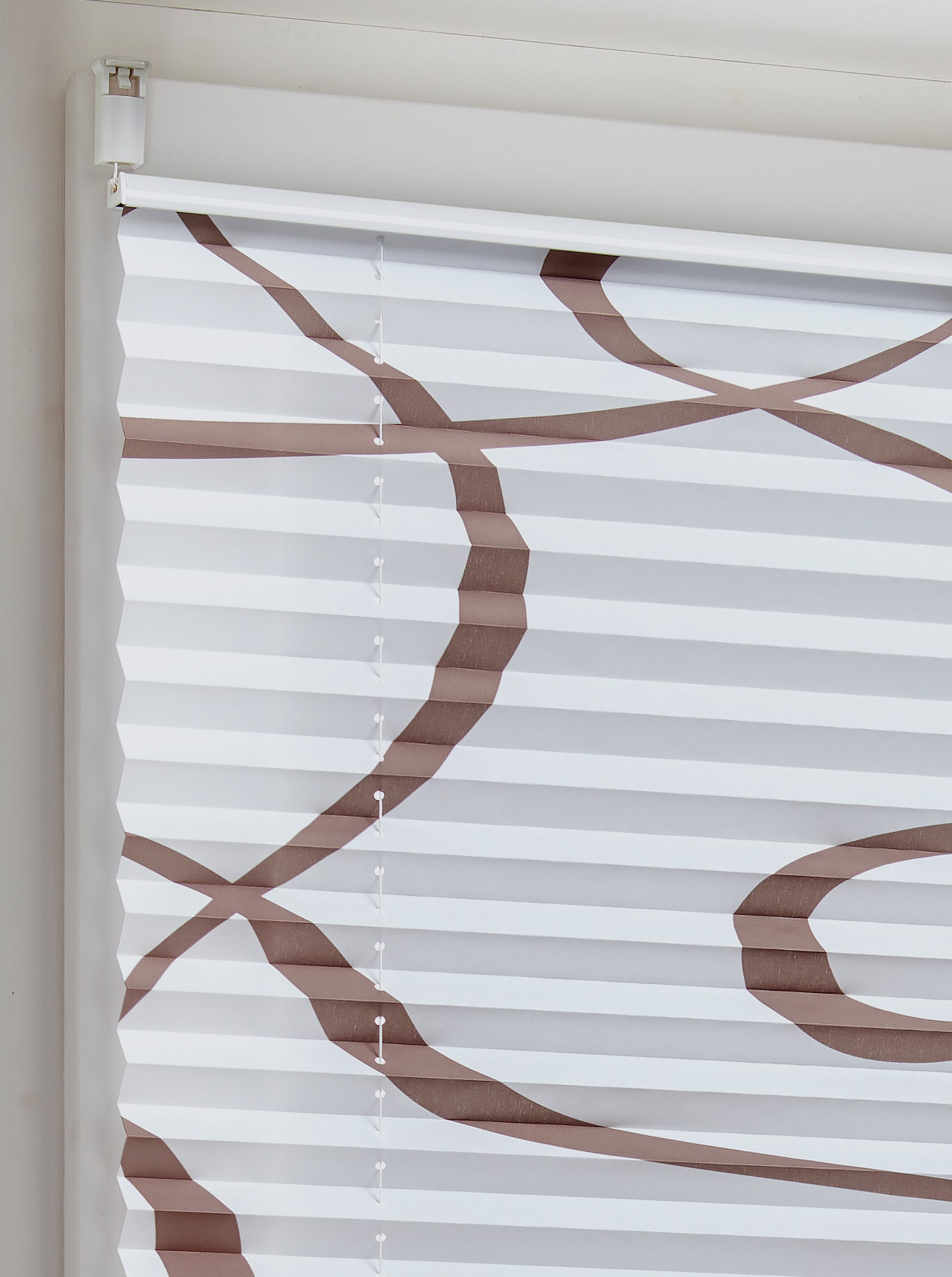 heine home Plissee-Jalousie - weiß-braun