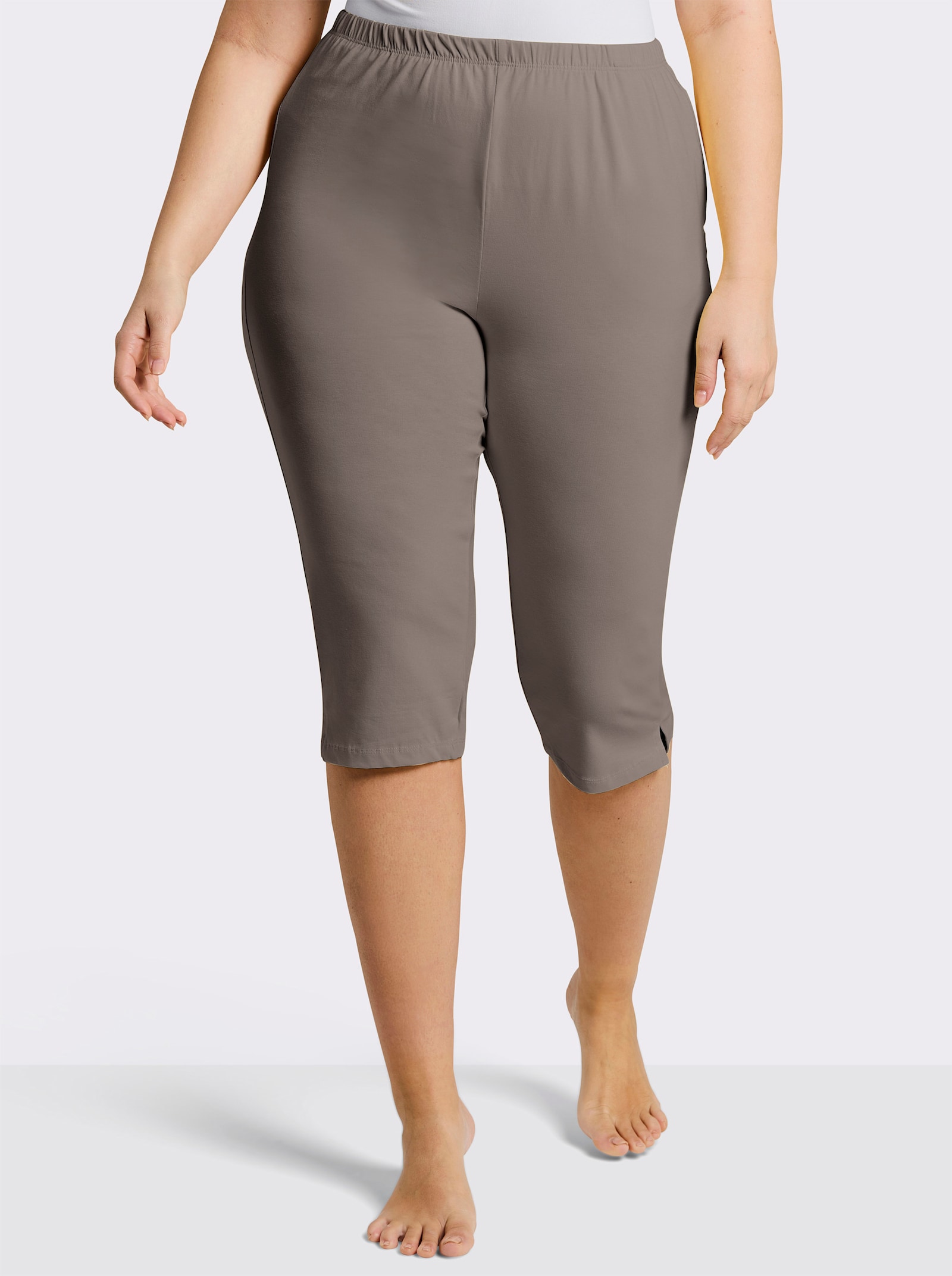 feel good Capri-Hosen - petrol + taupe
