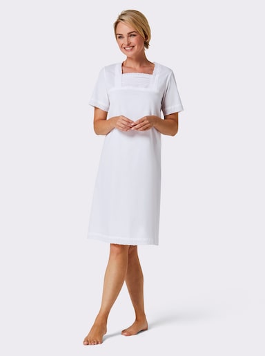 wäschepur Nachthemd - weiß