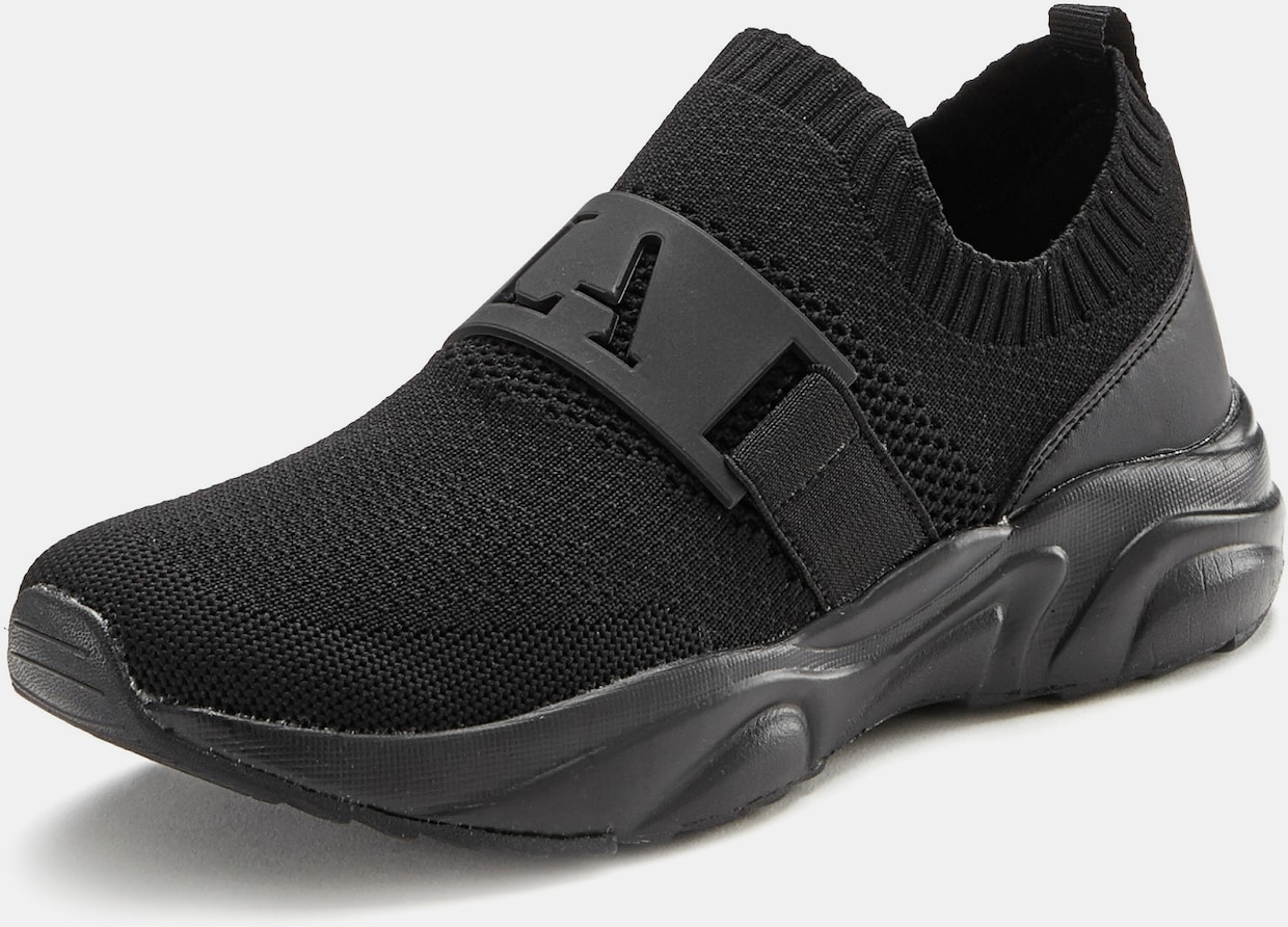 LASCANA ACTIVE Slip-on sneaker - zwart