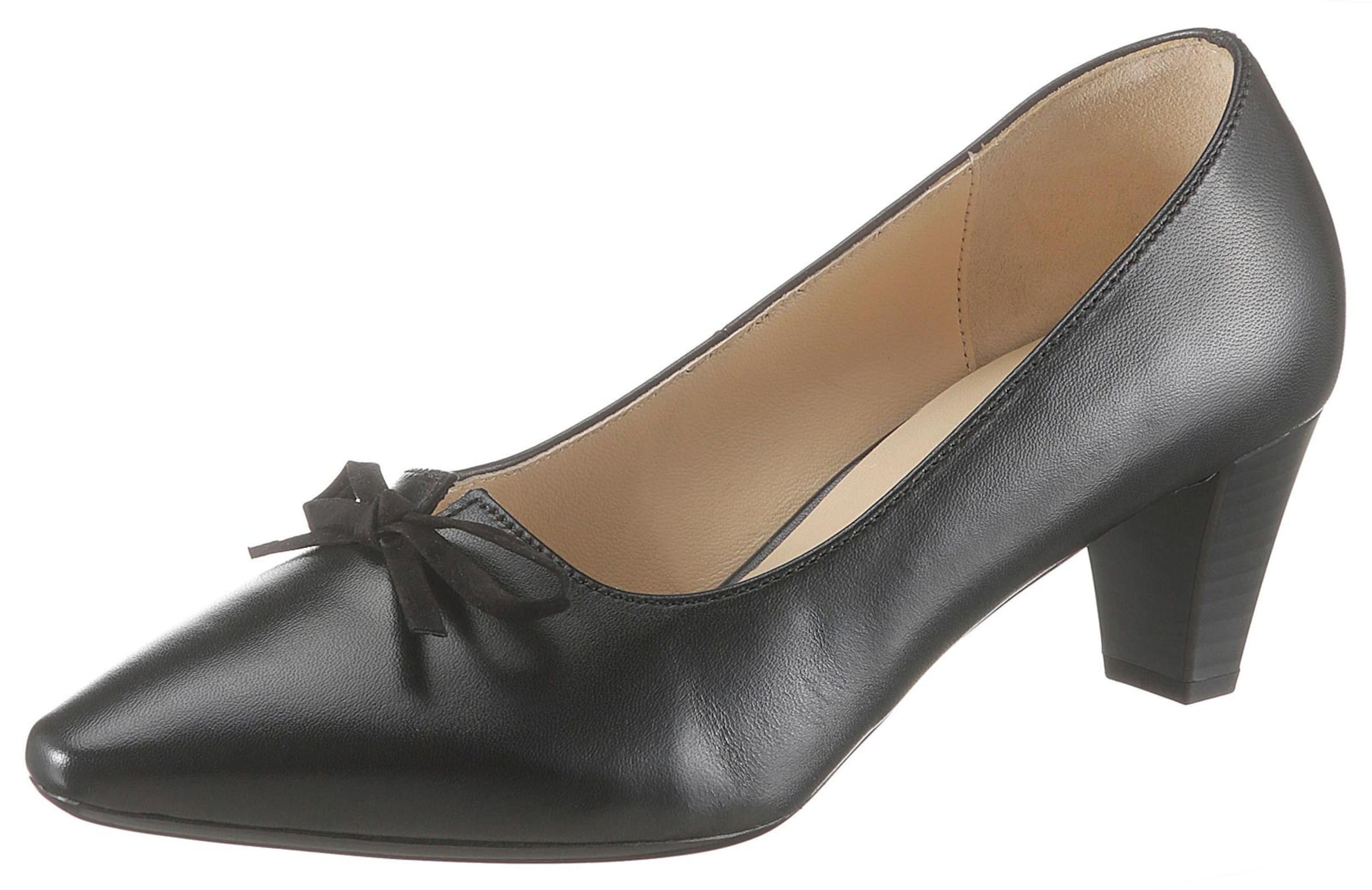 Gabor leren pumps zwart - Schoenen.nl