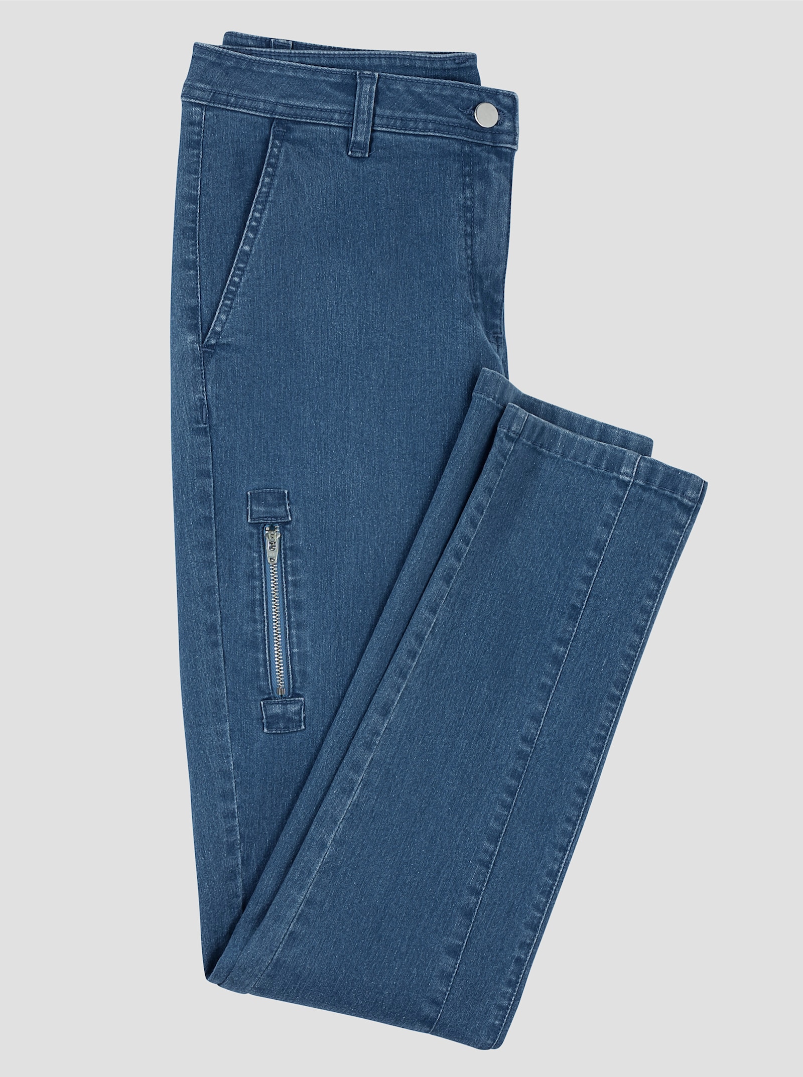 Jeans in Stretch-Qualität - blue-bleached