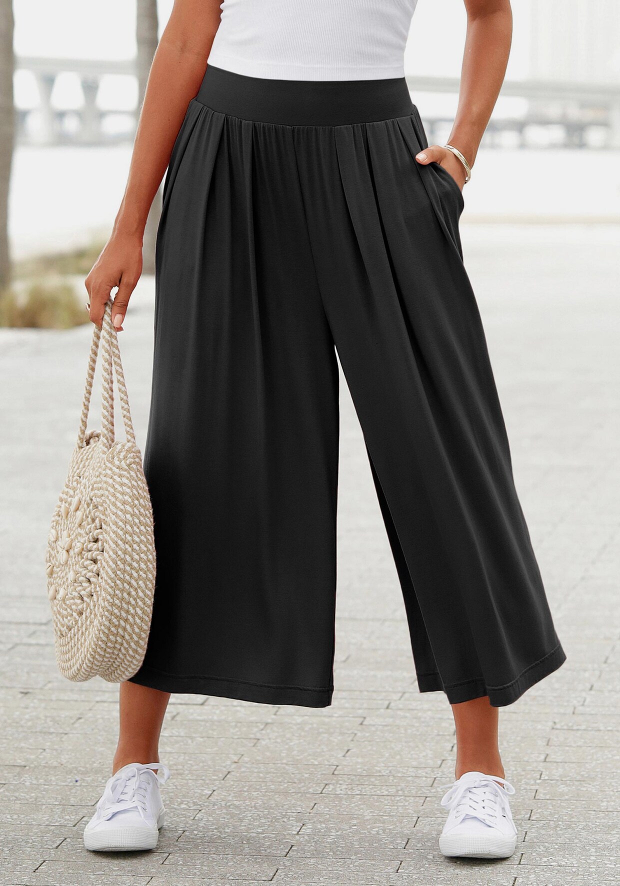 LASCANA Culotte - schwarz