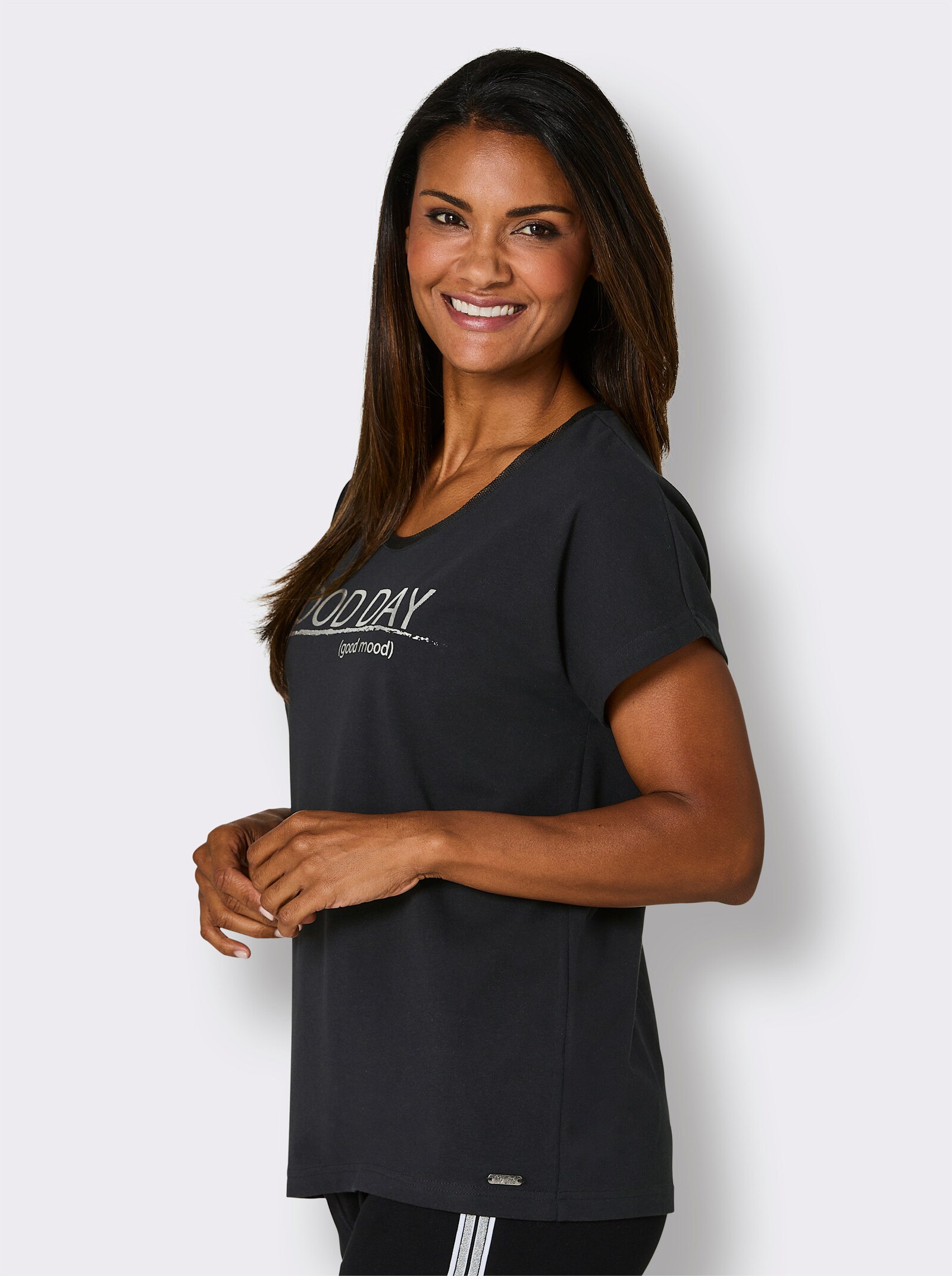 feel good Shirt - schwarz