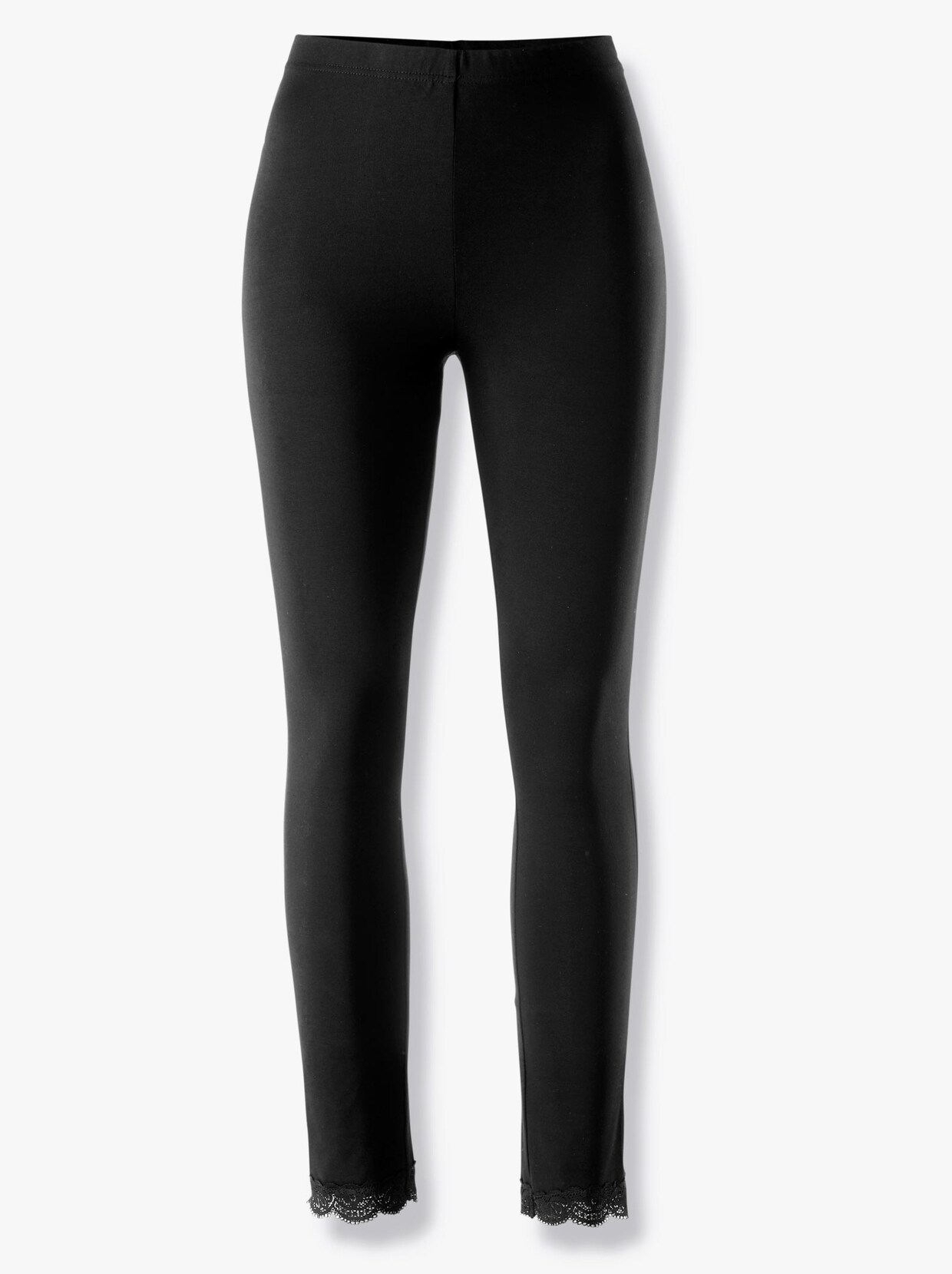 7/8-Leggings - schwarz