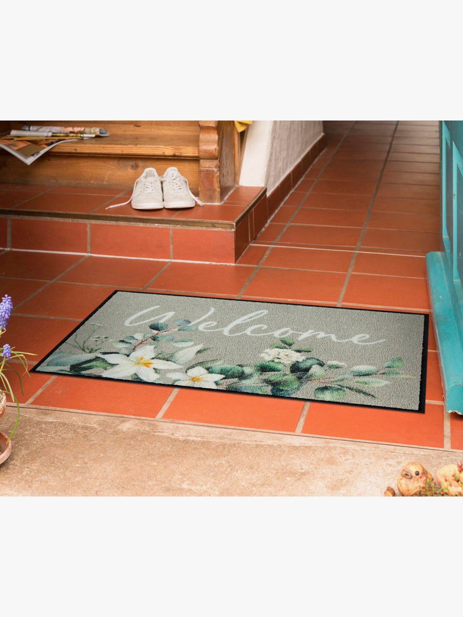 Salonloewe Fußmatte - salbei-ecru