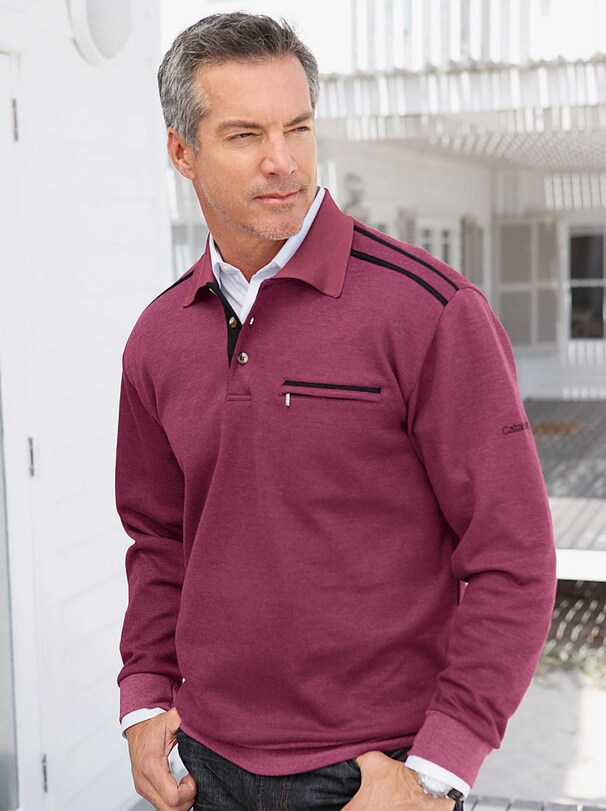 Catamaran Sweatshirt - bordeaux-meliert