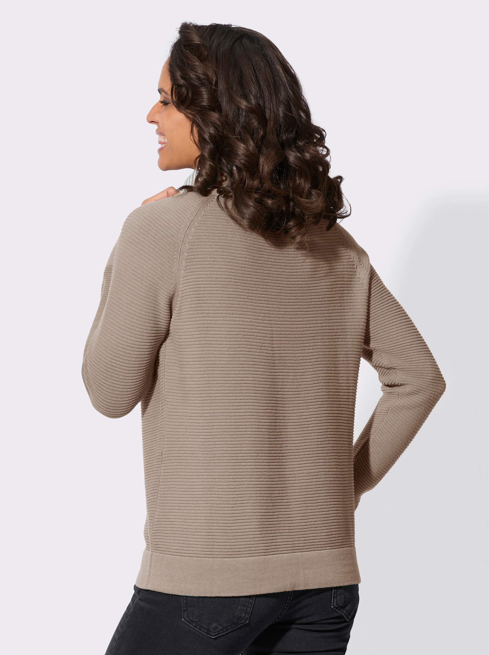 Pullover im Linksstrick - sesam