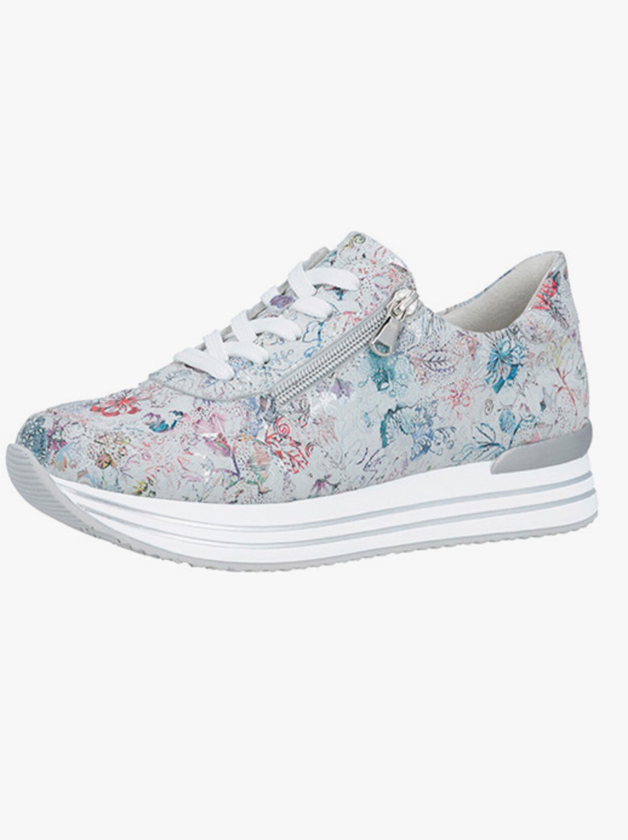 Remonte Sneaker - hellgrau-bedruckt