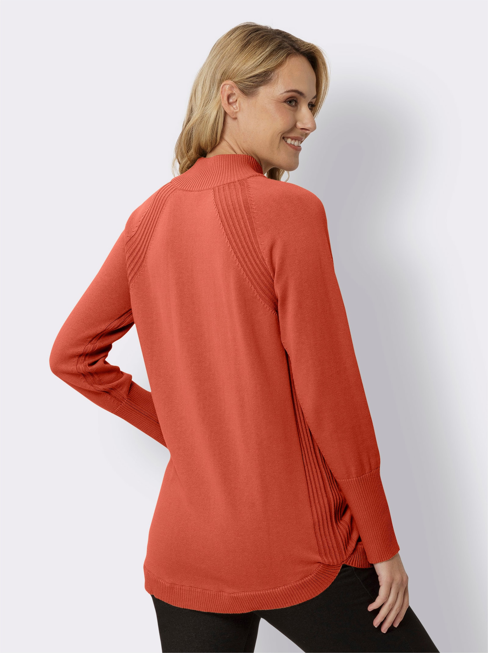 Longpullover aus reiner Baumwolle - terra