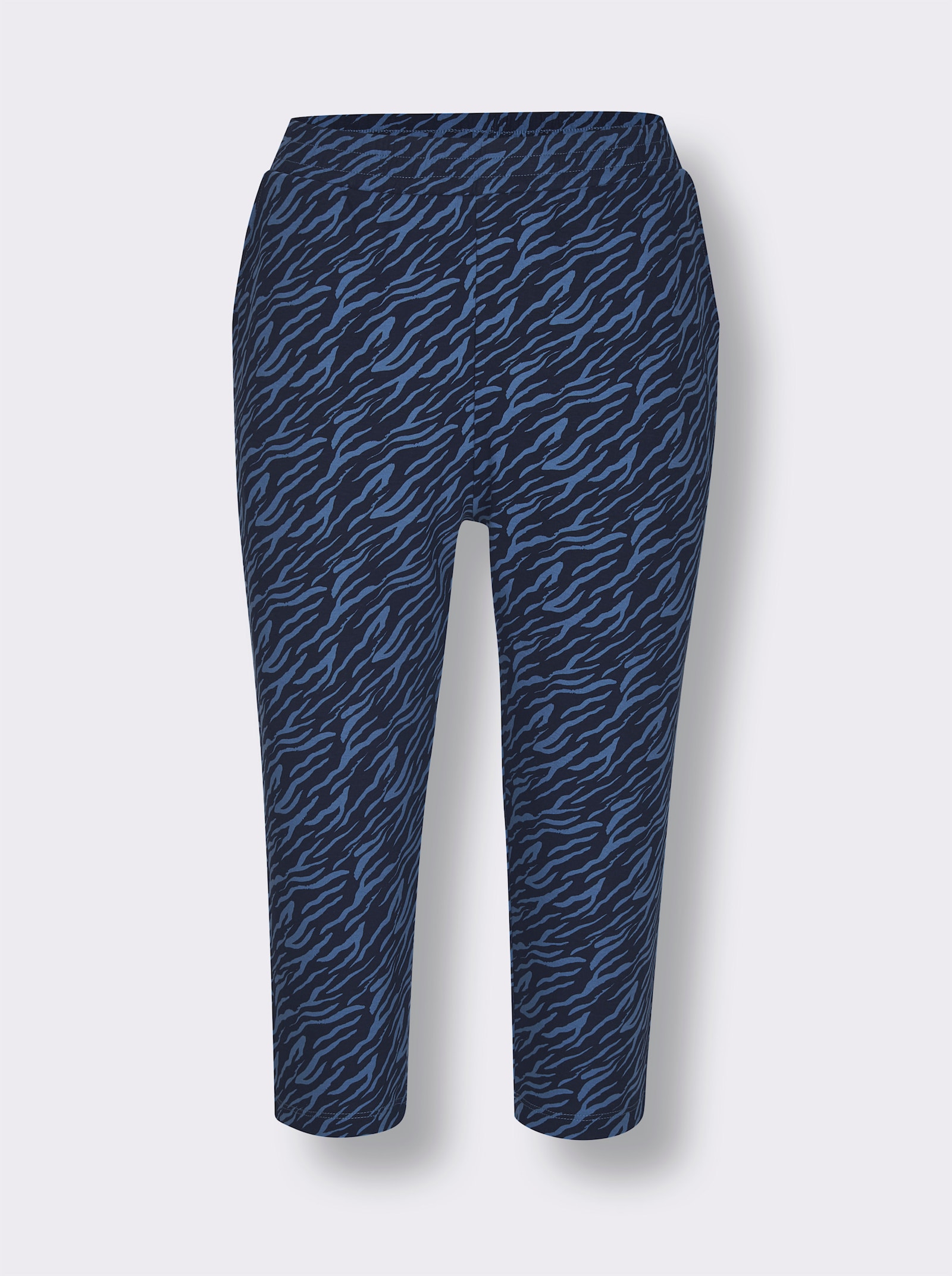 feel good Capri-legging - marine/middenblauw