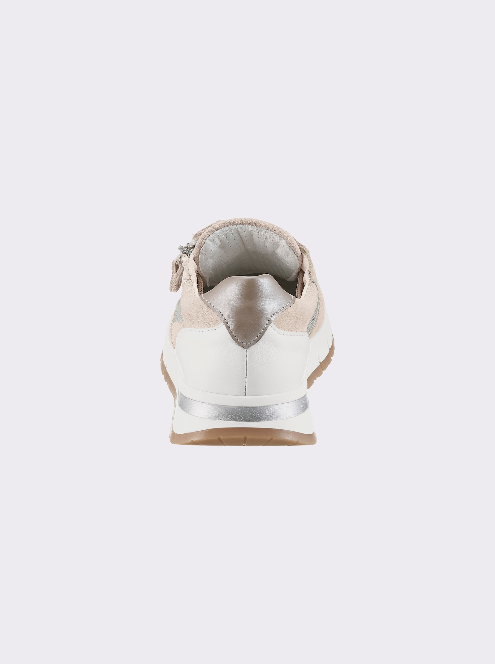 airsoft modern+ Sneaker mit seitlichem Reißverschluss - beige