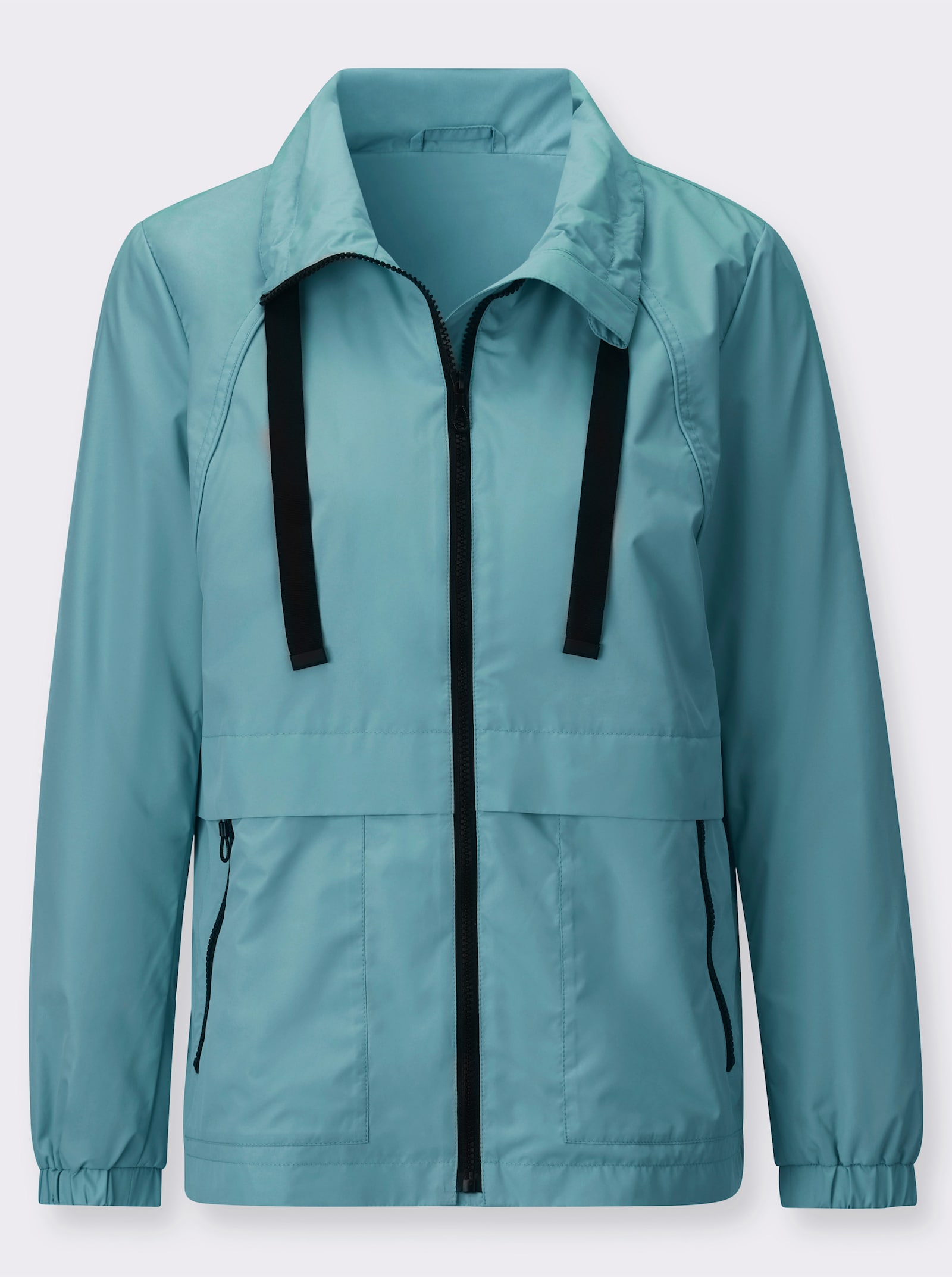 Übergangsjacke mit Kontrasten - ozean