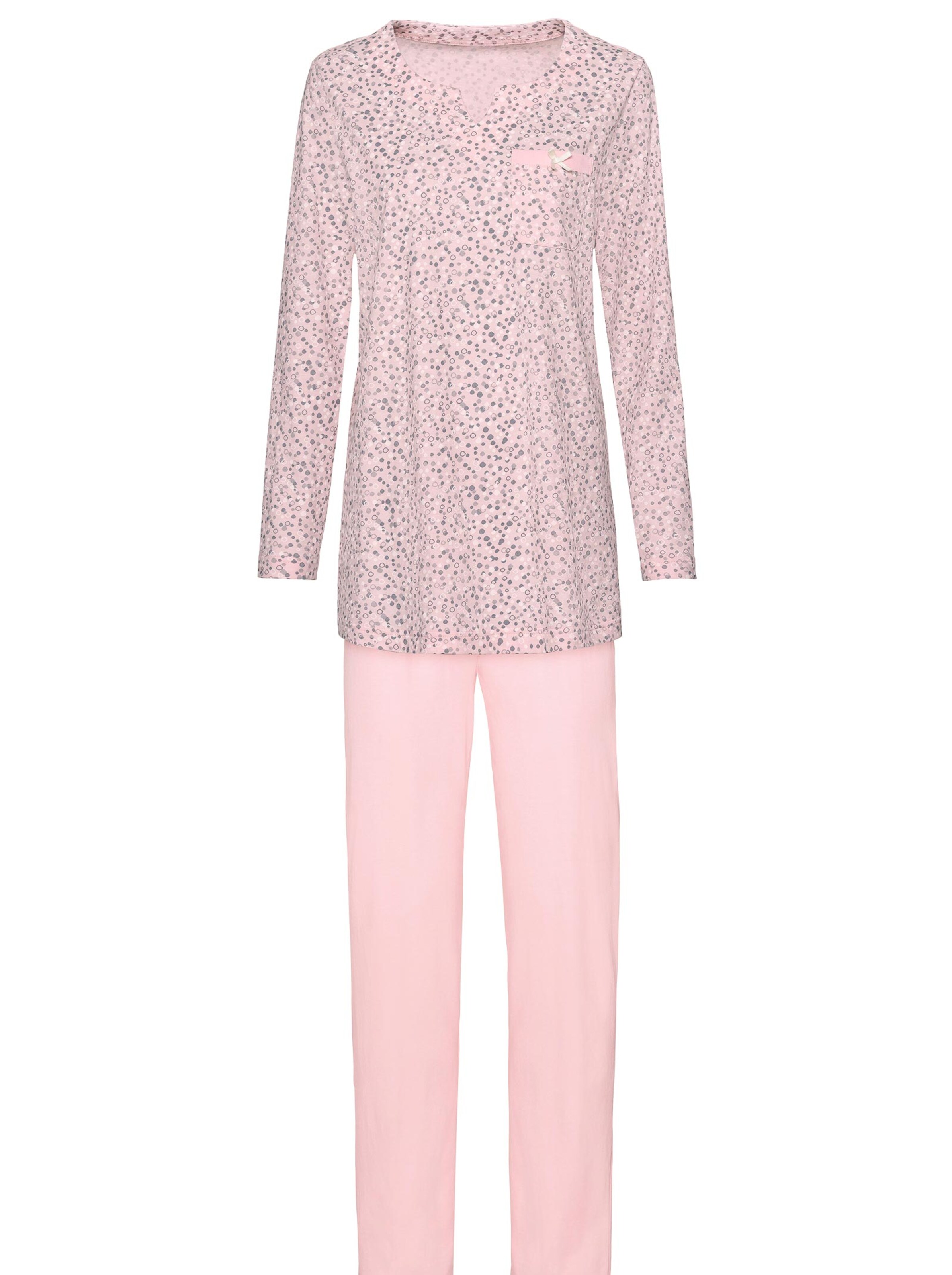 wäschepur Schlafanzüge - grau + rosé