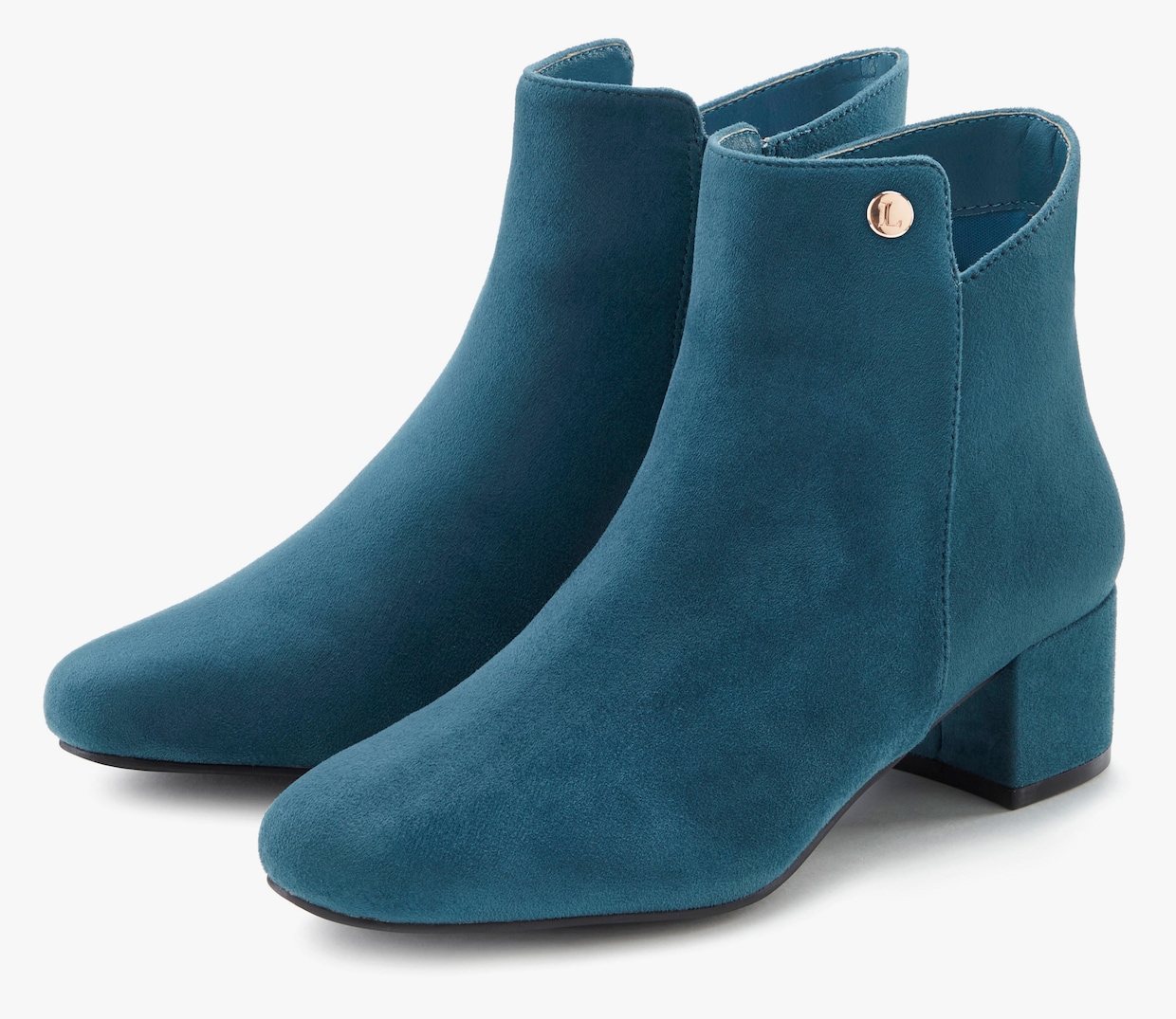 LASCANA Bottines - bleu pétrole