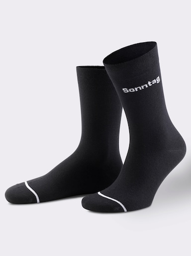 wäschepur Socken - schwarz