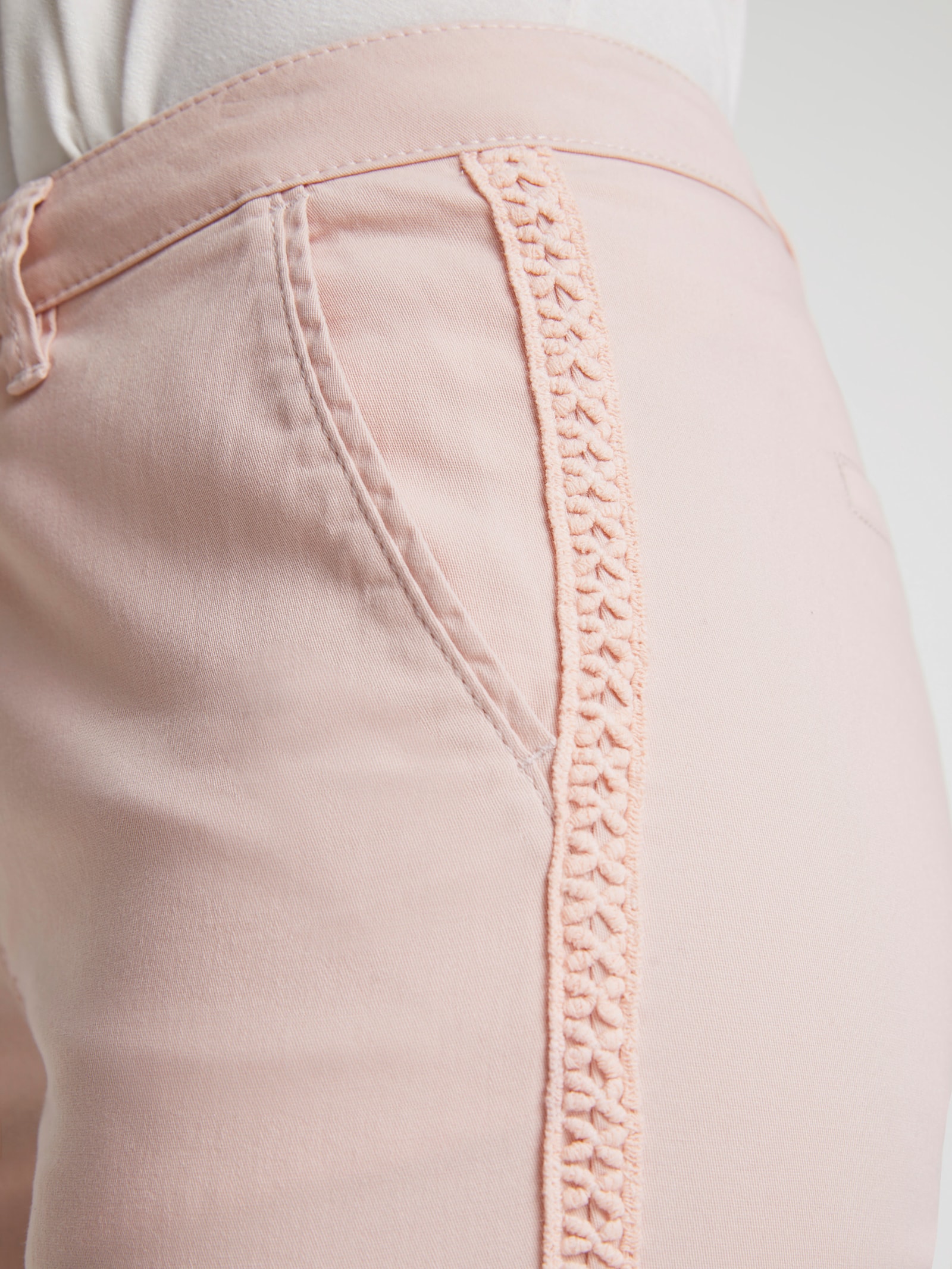 heine Hose mit Fake-Taschen - puder