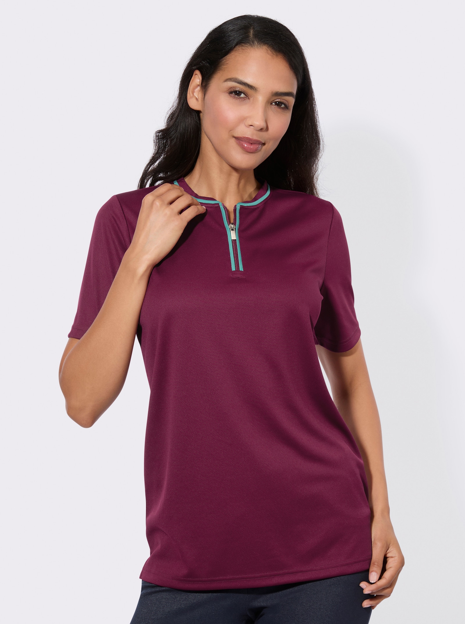 Funktionsshirt in atmungsaktiver Qualität - malve