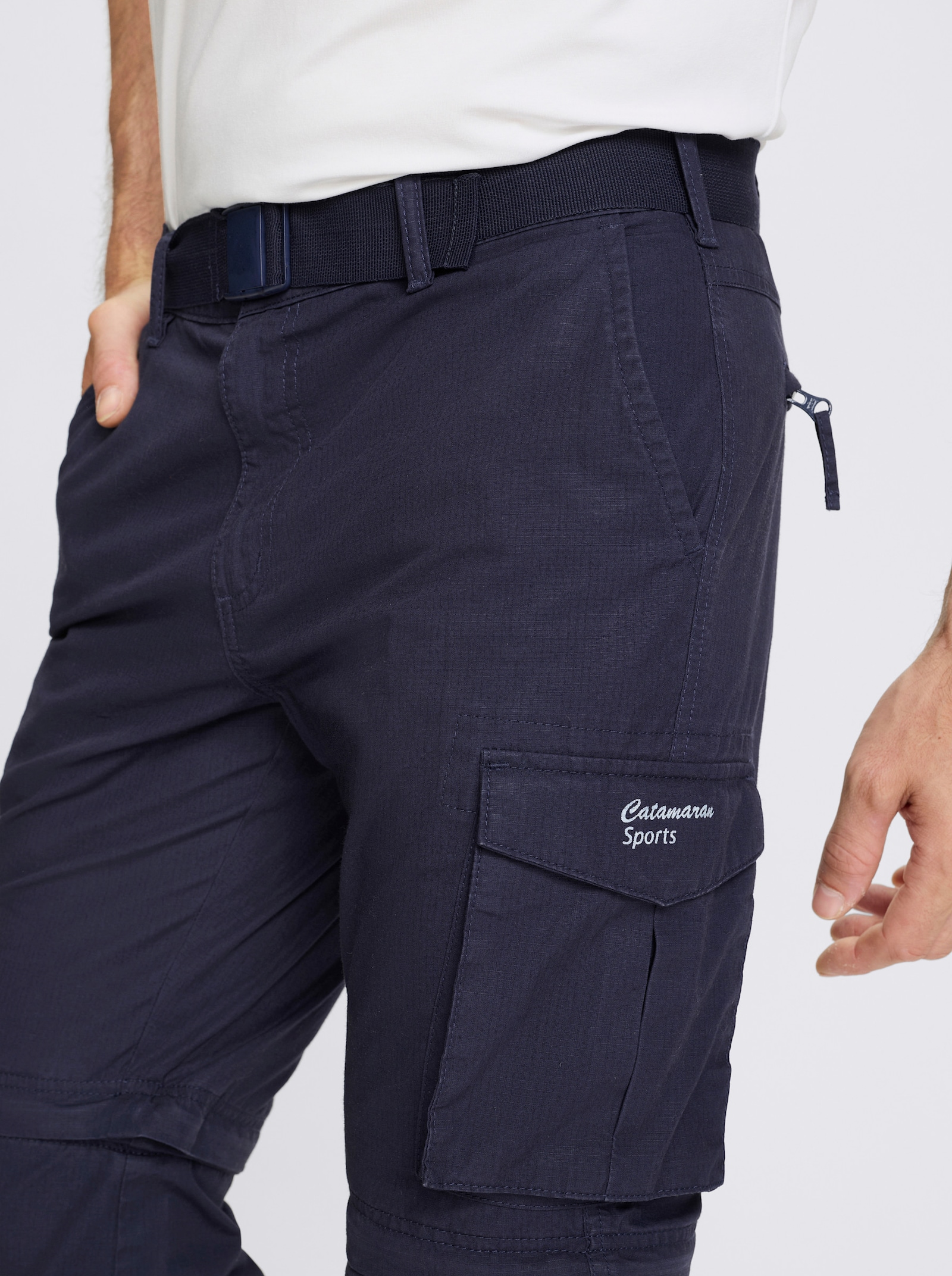 Catamaran Sports Trekkinghose mit 2-fach abzippbaren Beinen - marine