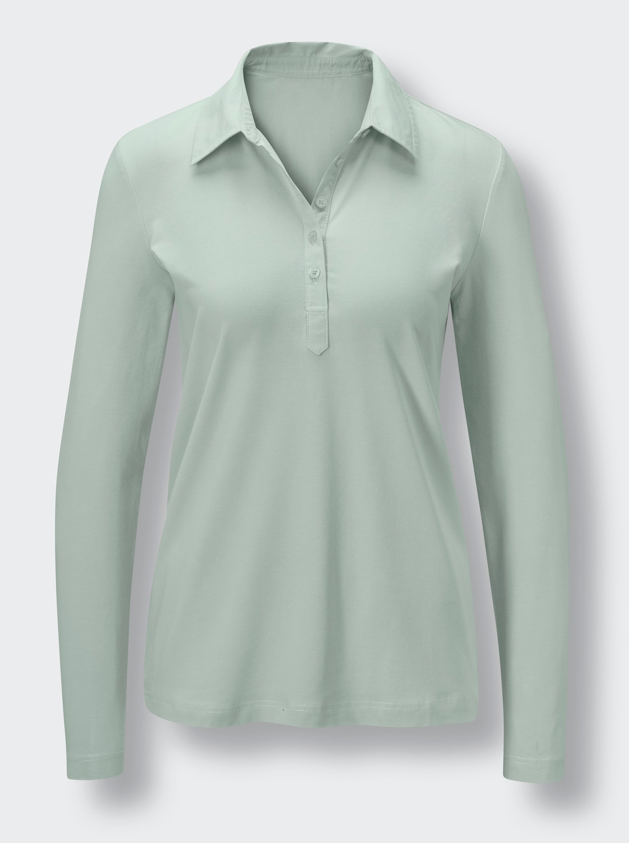 CREATION L PREMIUM Polo en coton Pima - menthe