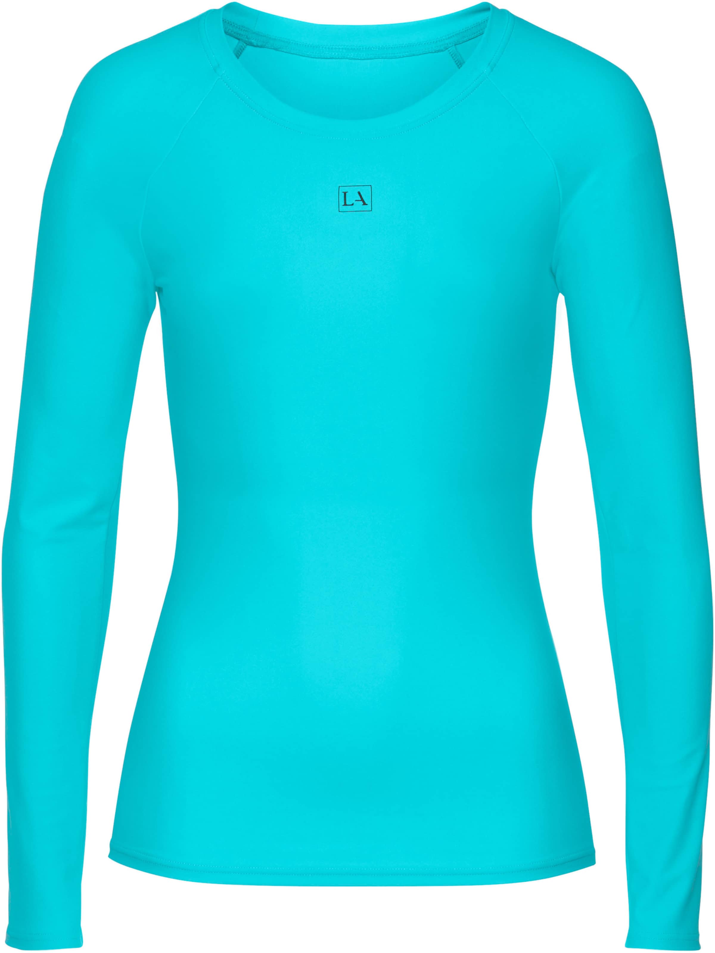80 x günstig Kaufen-Bade-Shirt in türkis von LASCANA ACTIVE. Bade-Shirt in türkis von LASCANA ACTIVE <![CDATA[Nachhaltiges, recyceltes Material. Obermaterial: 80% Polyamid, 20% Elasthan.]]>. 