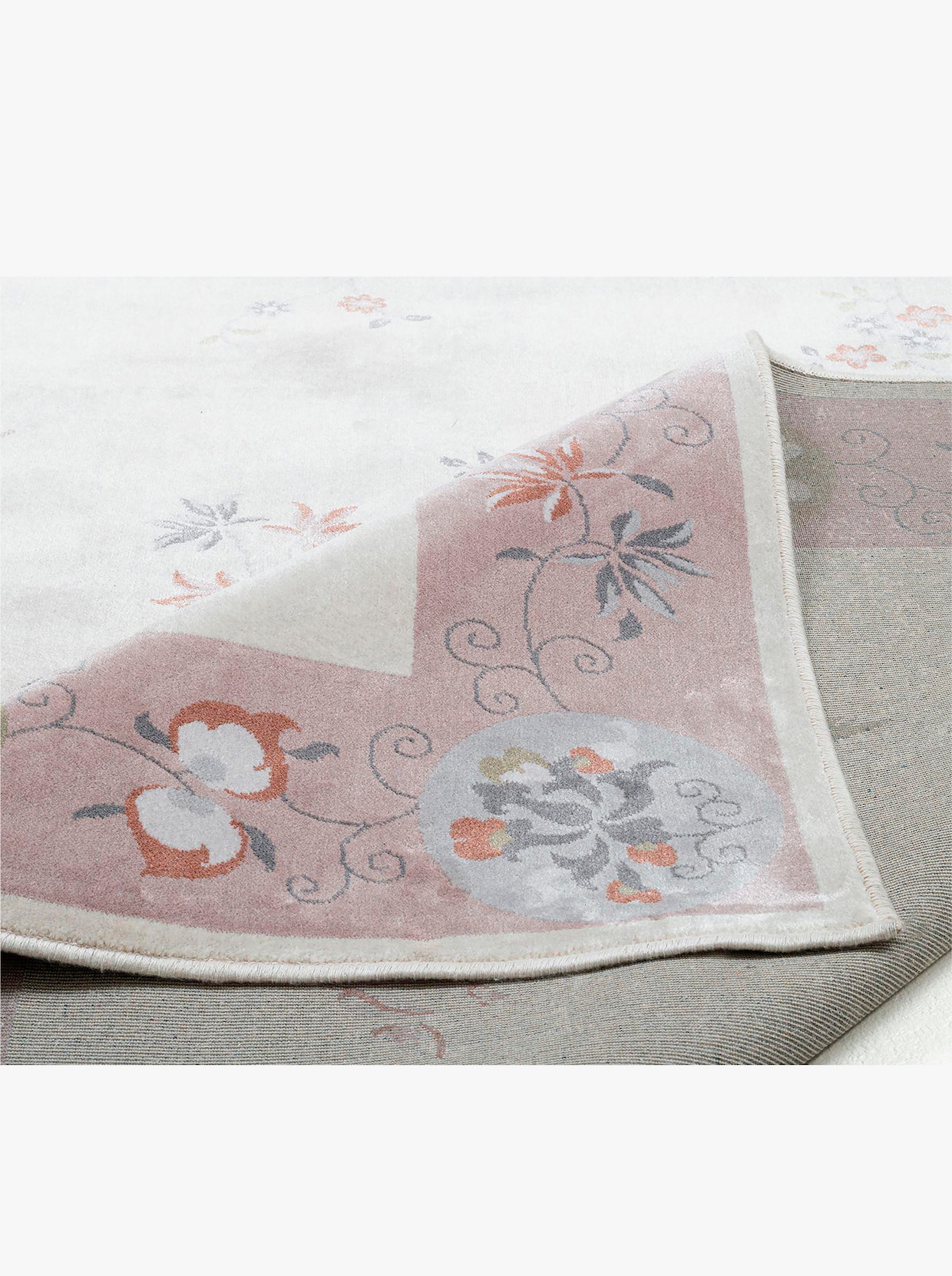 Theko Teppich - rosa