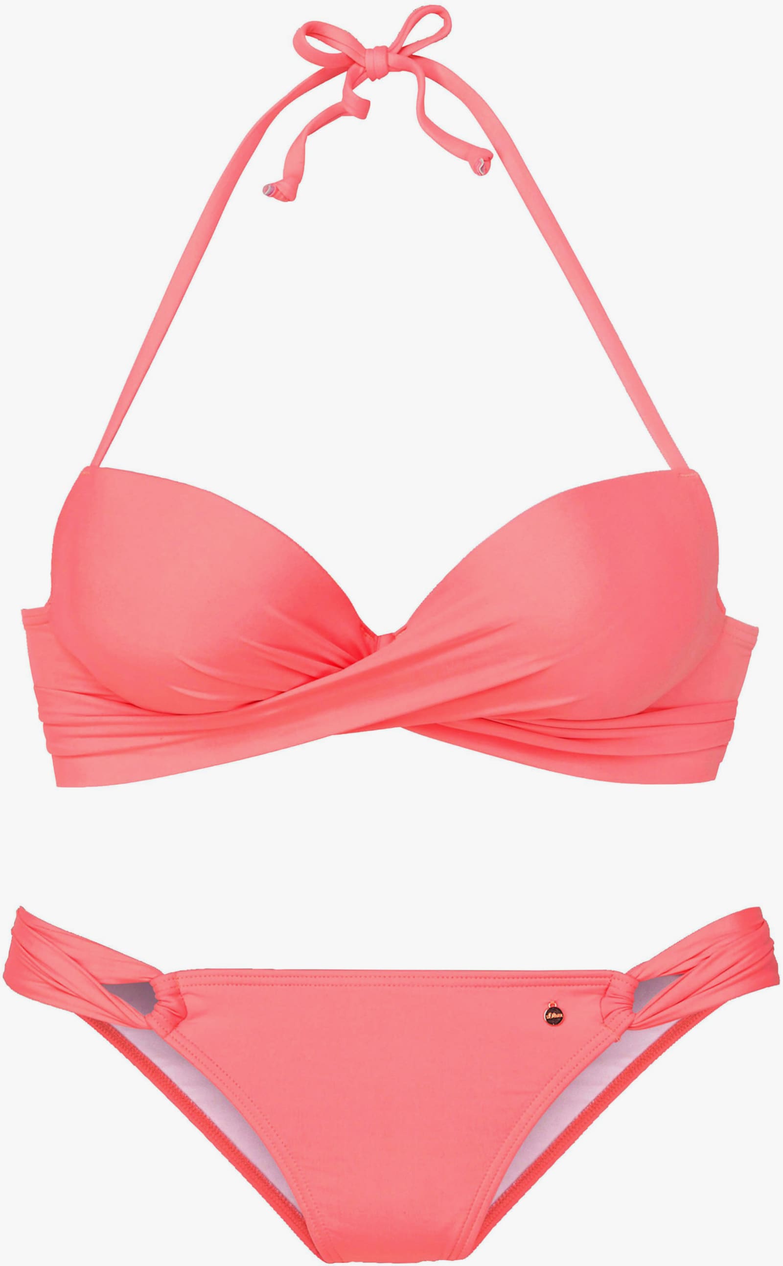 s.Oliver Push-Up-Bikini - peach