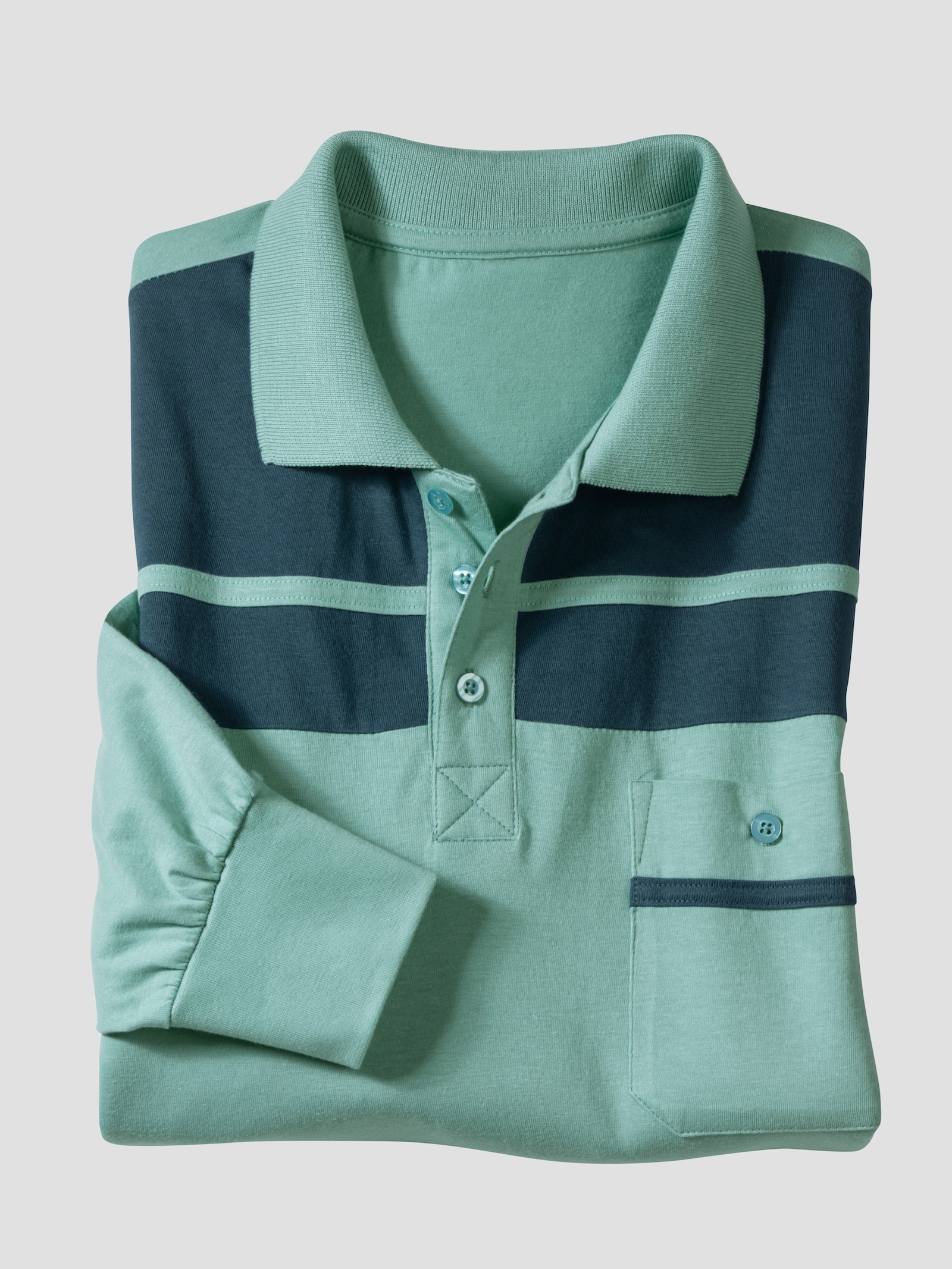 Pikétröja - salvia-petrol