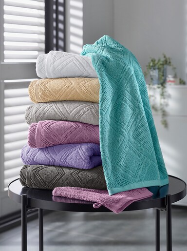 wäschepur Handdoek - lavendel