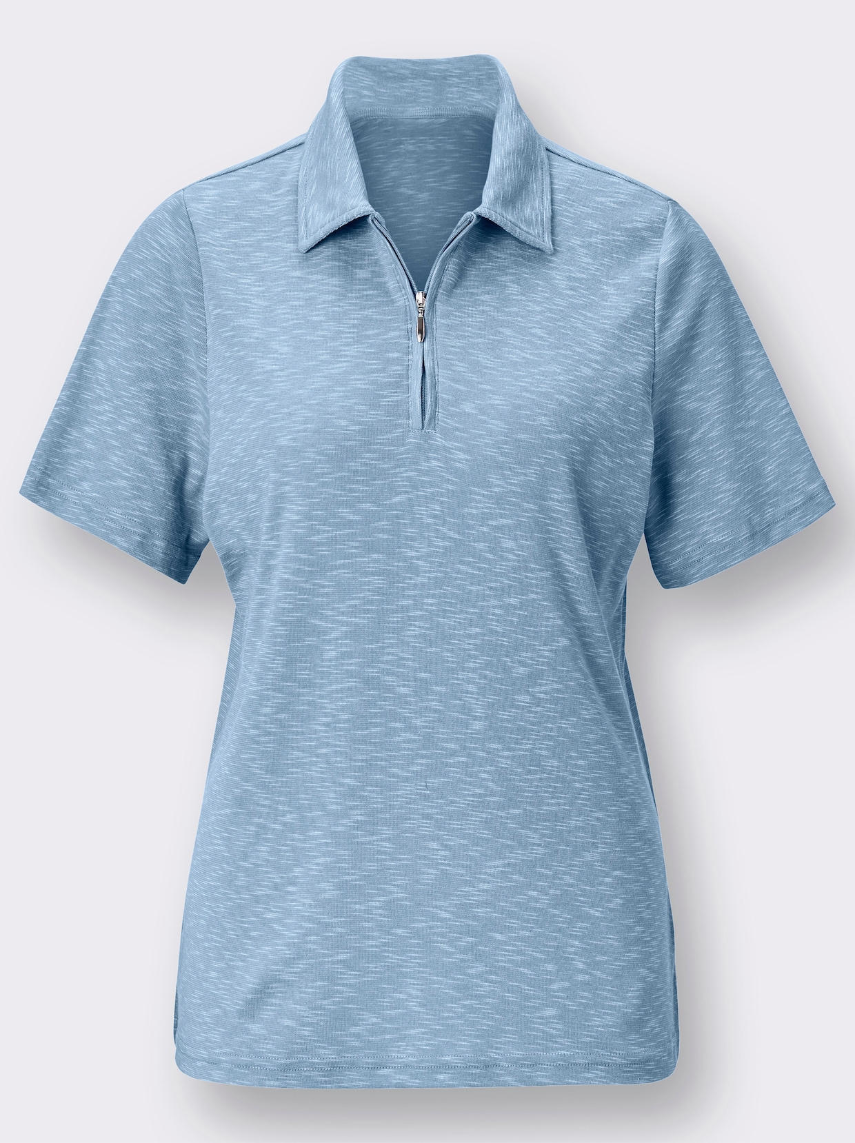 Poloshirt - bleu gemêleerd