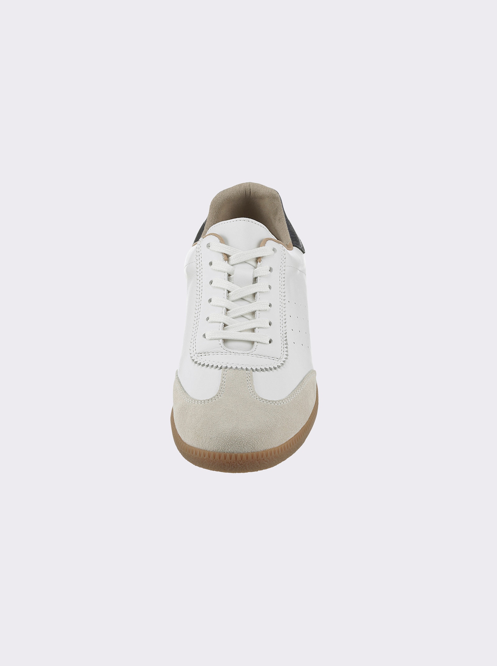 heine Sneaker - weiss-blau-metallic