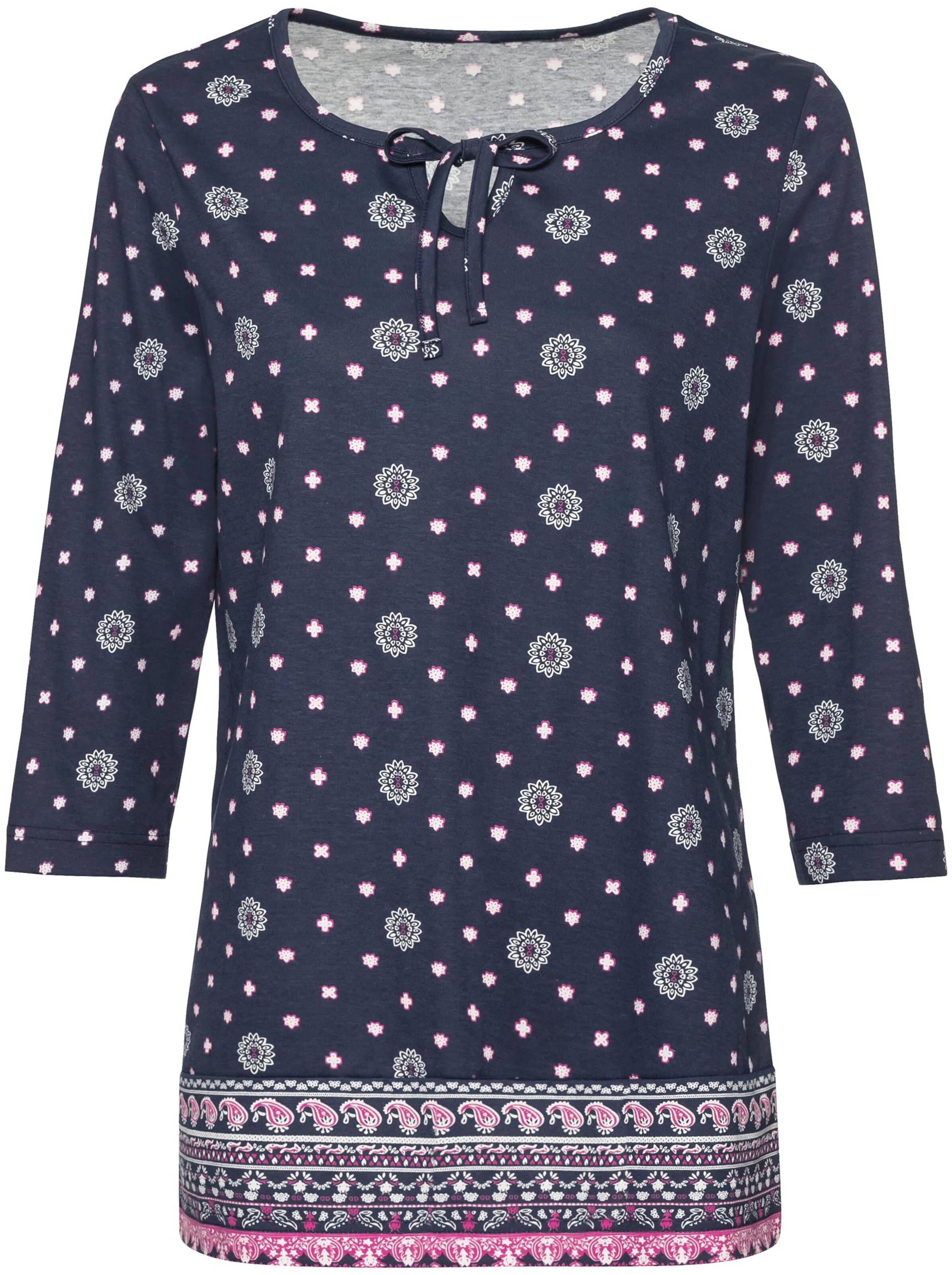 Shirt - marine-gemustert