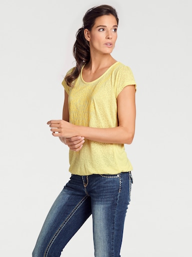 heine Kurzarmshirt - gelb
