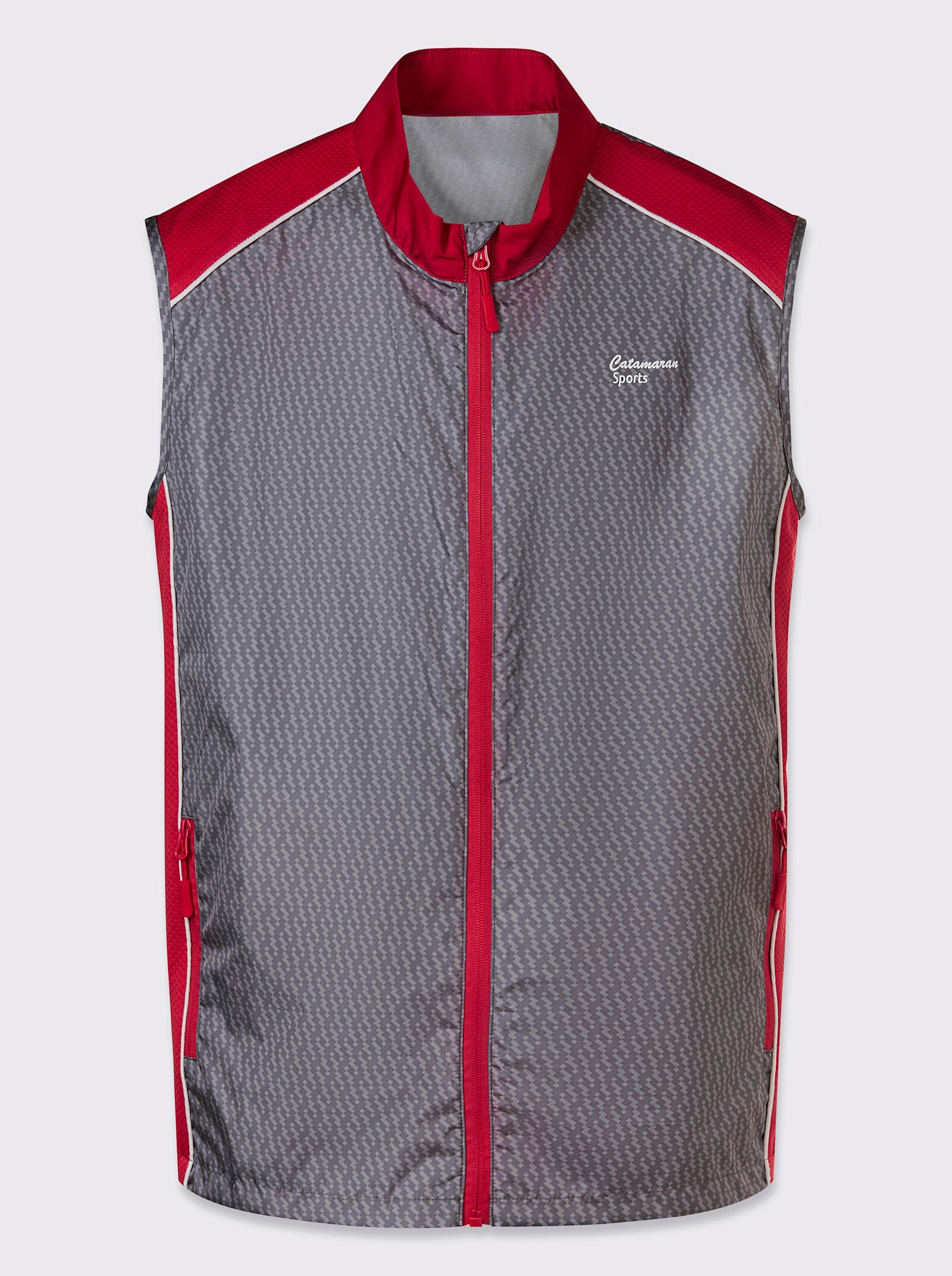 Catamaran Sports Functioneel gilet met ritszak achter - rood