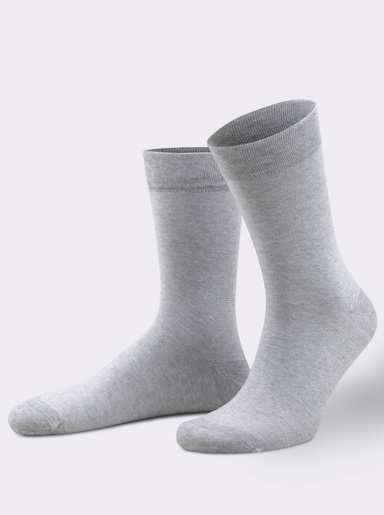 wäschepur Socken - grau-meliert