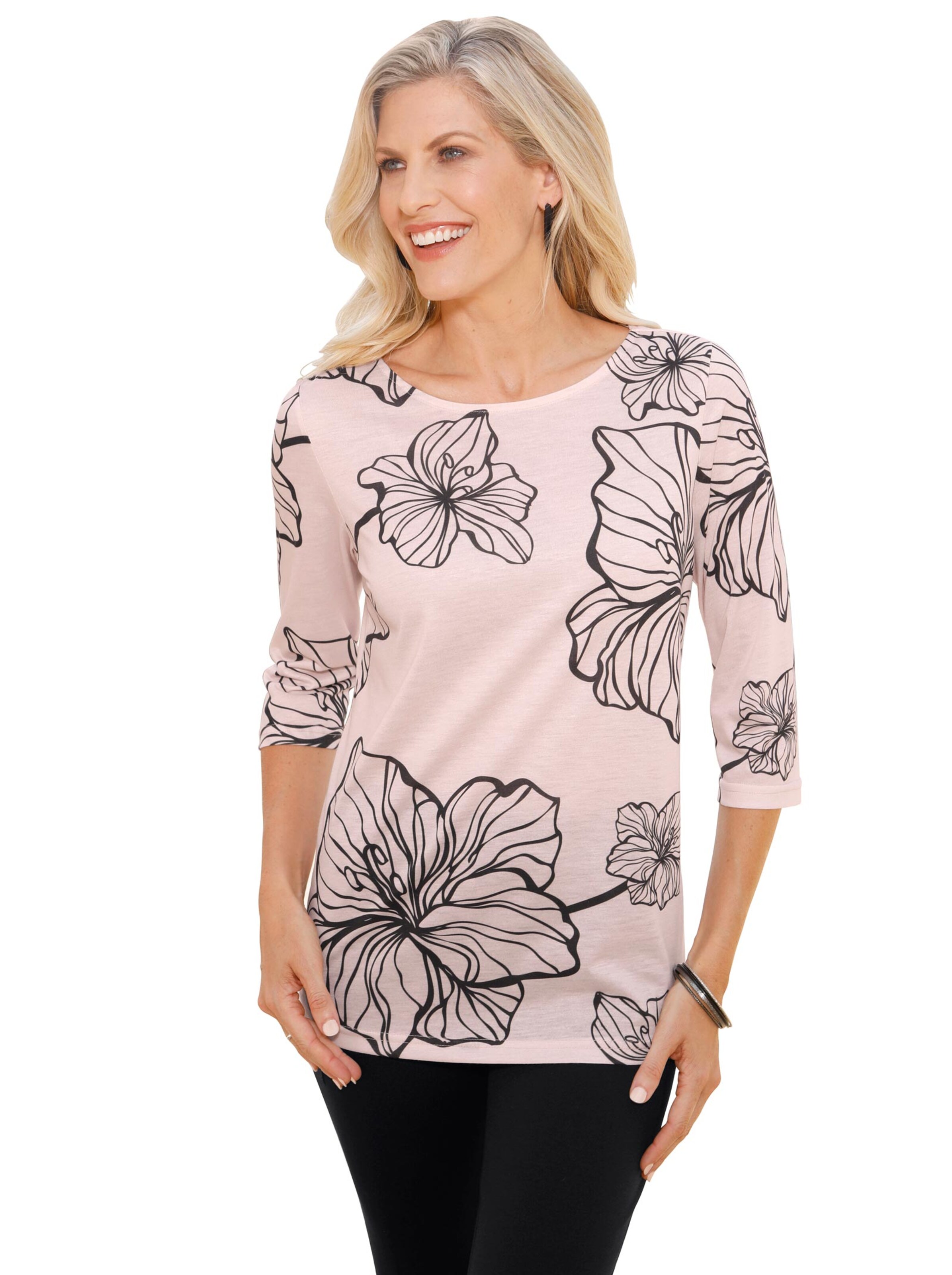 Shirt - rosé-gemustert