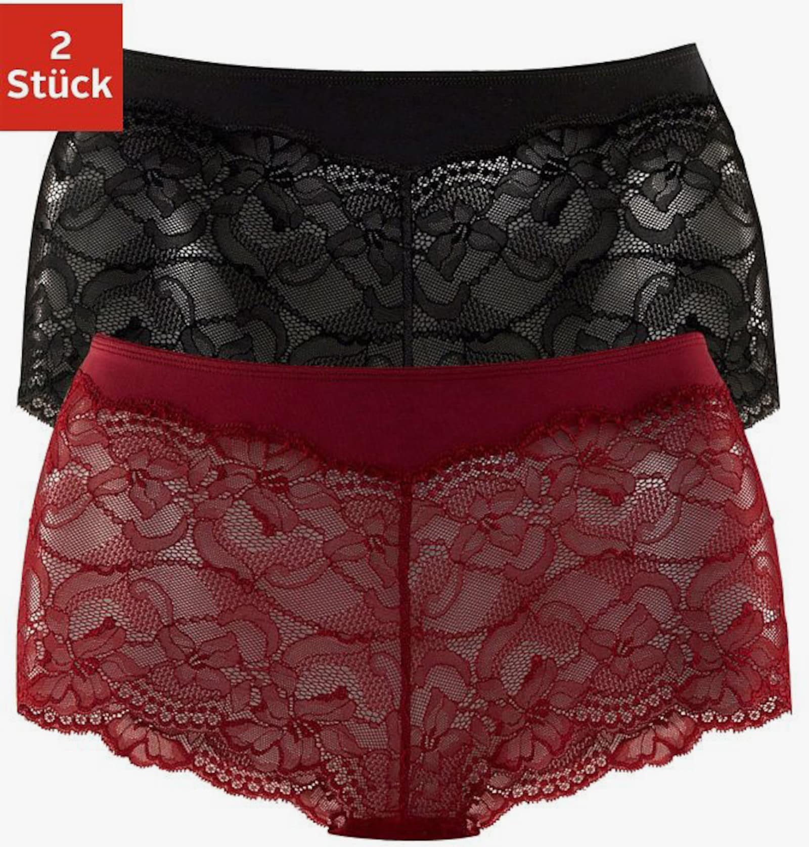 Vivance Panty - bordeaux, schwarz