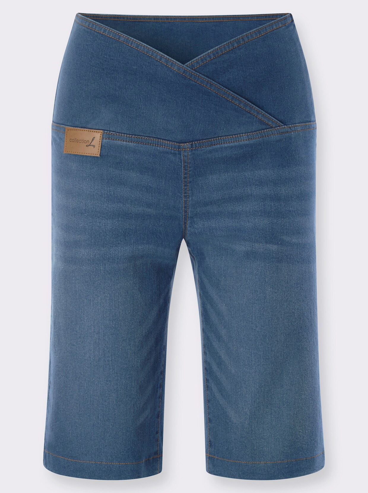 Jeansbermudas - blue-bleached