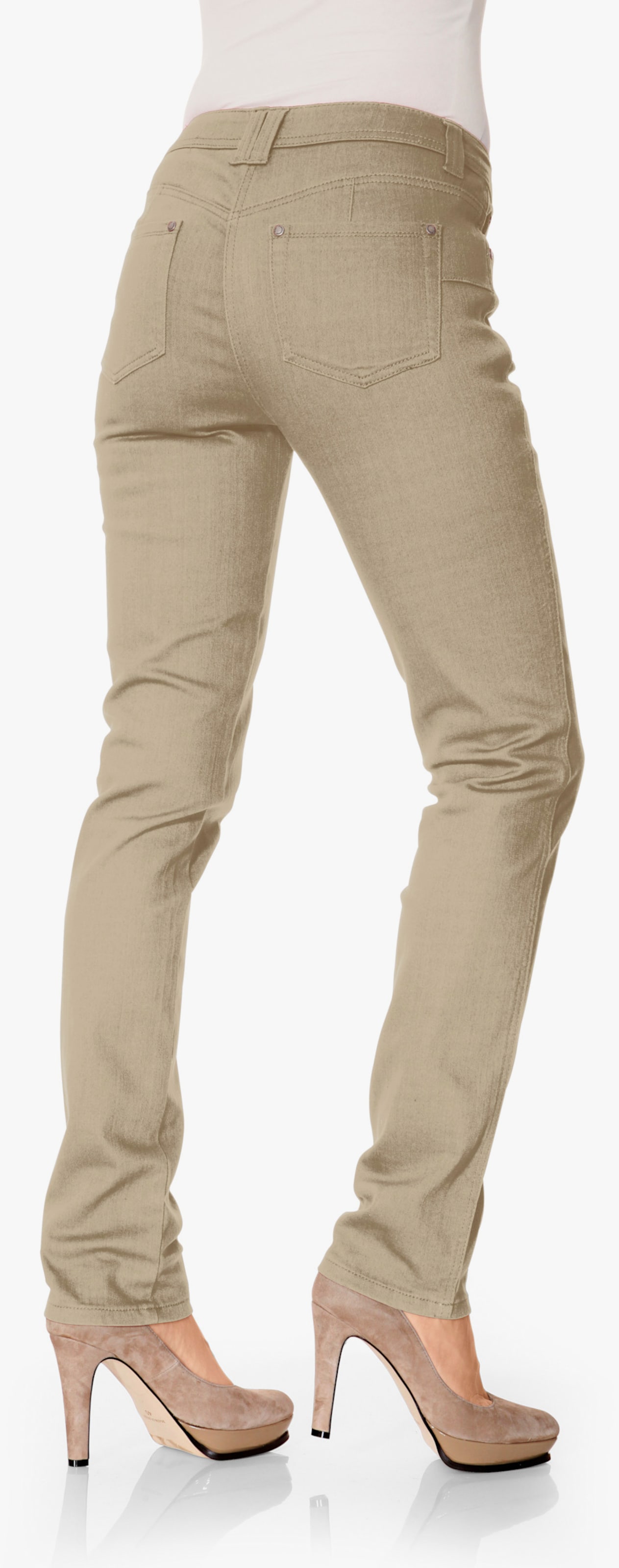heine Röhrenhose im Casual-Look - beige
