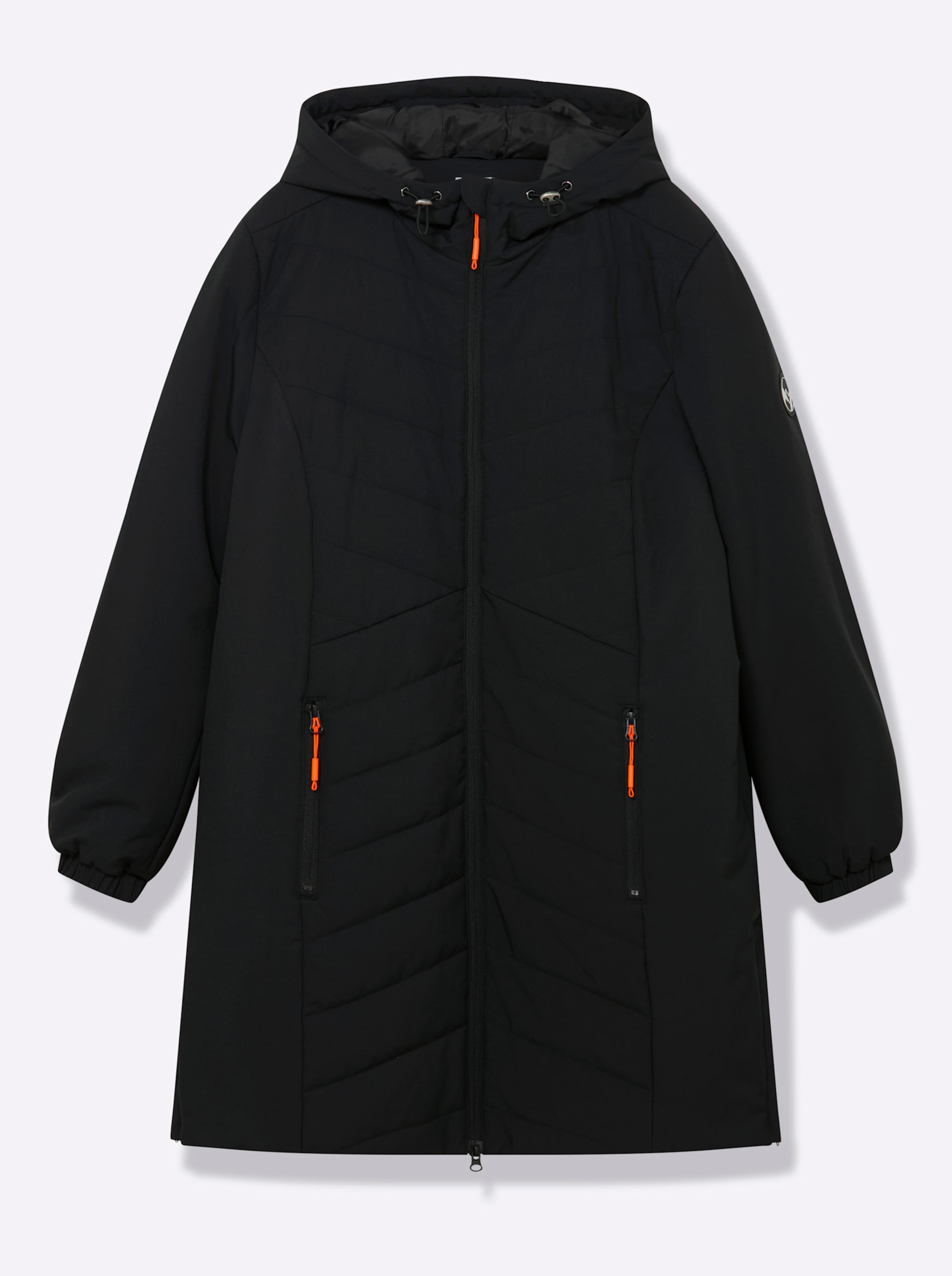 Schwarz Steppjacke - Bild 3