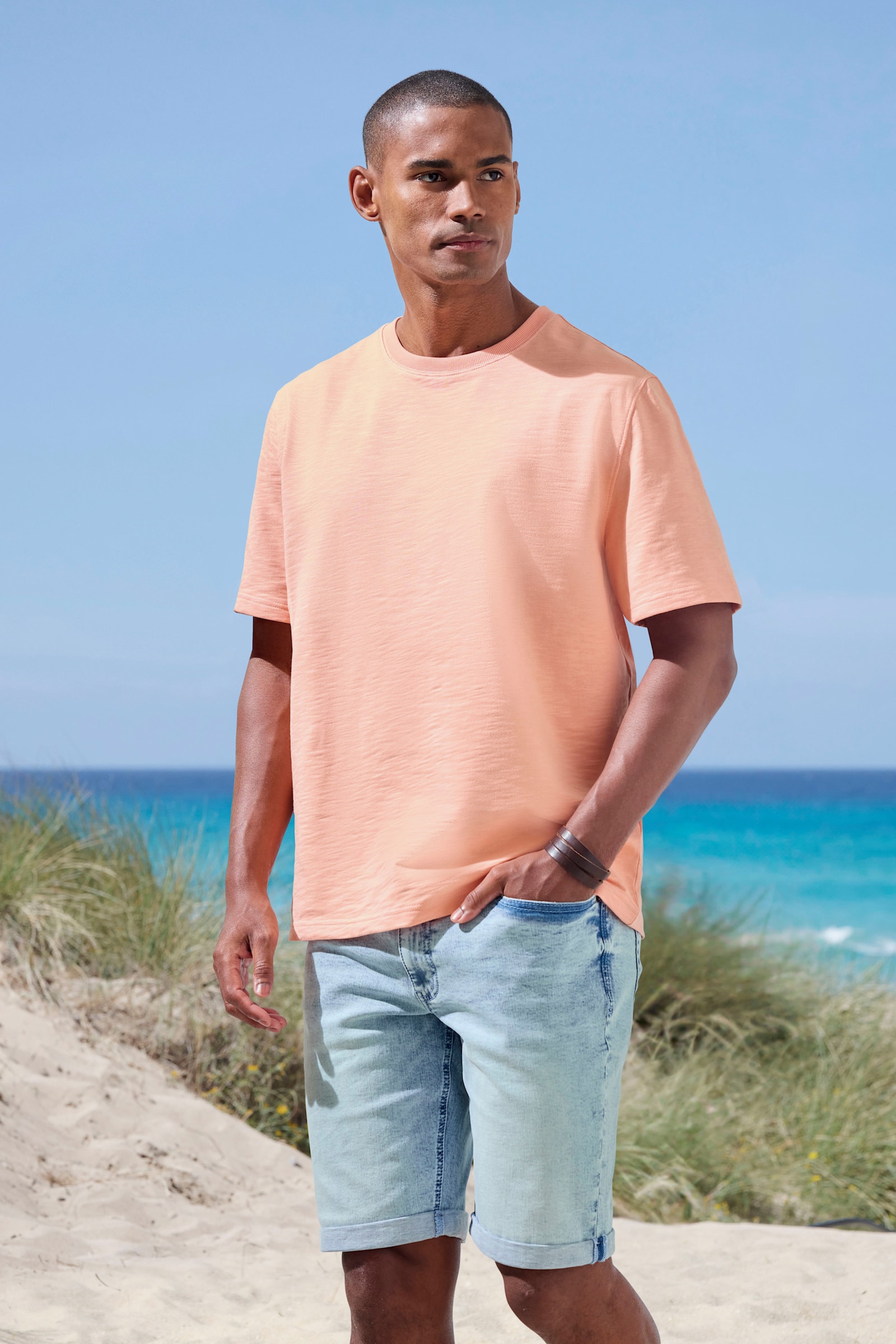 John Devin T-shirt - abricot