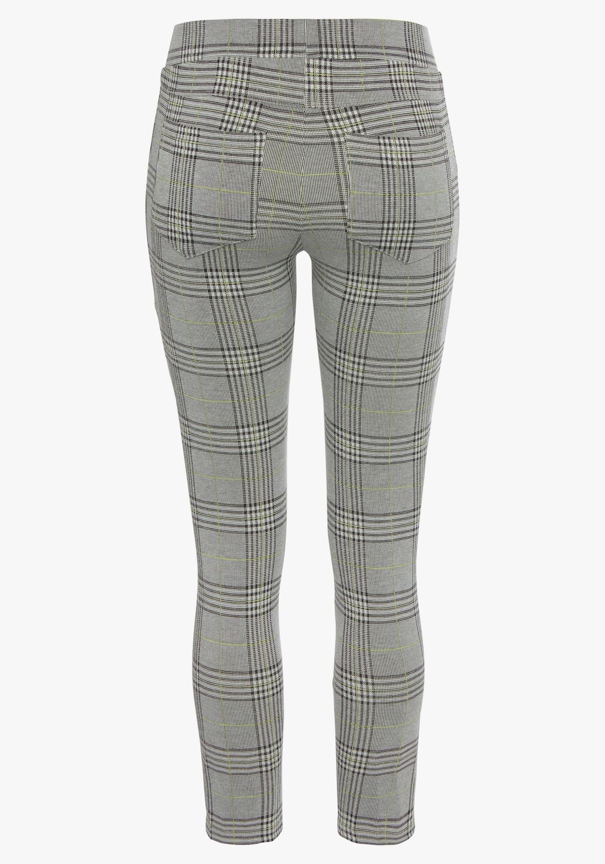 LASCANA Legging - gris-vert à carreaux