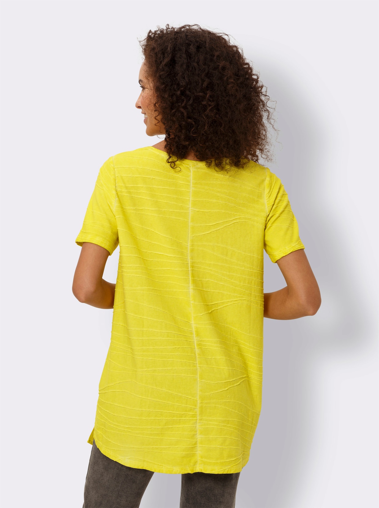 heine T-shirt long - citron vert