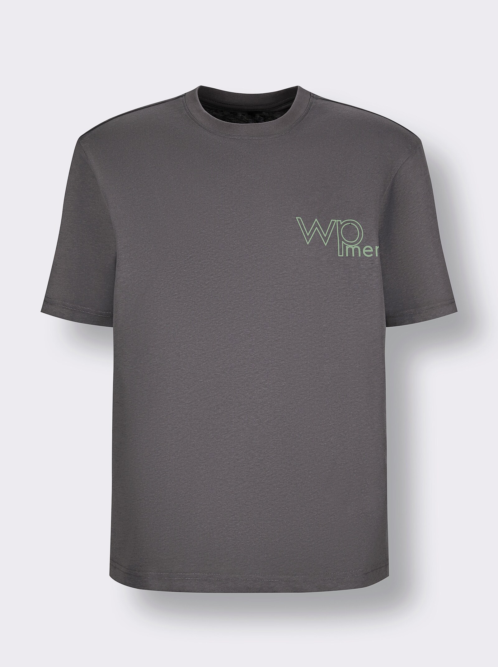 wäschepur men Schlafanzug-Shirt - anthrazit